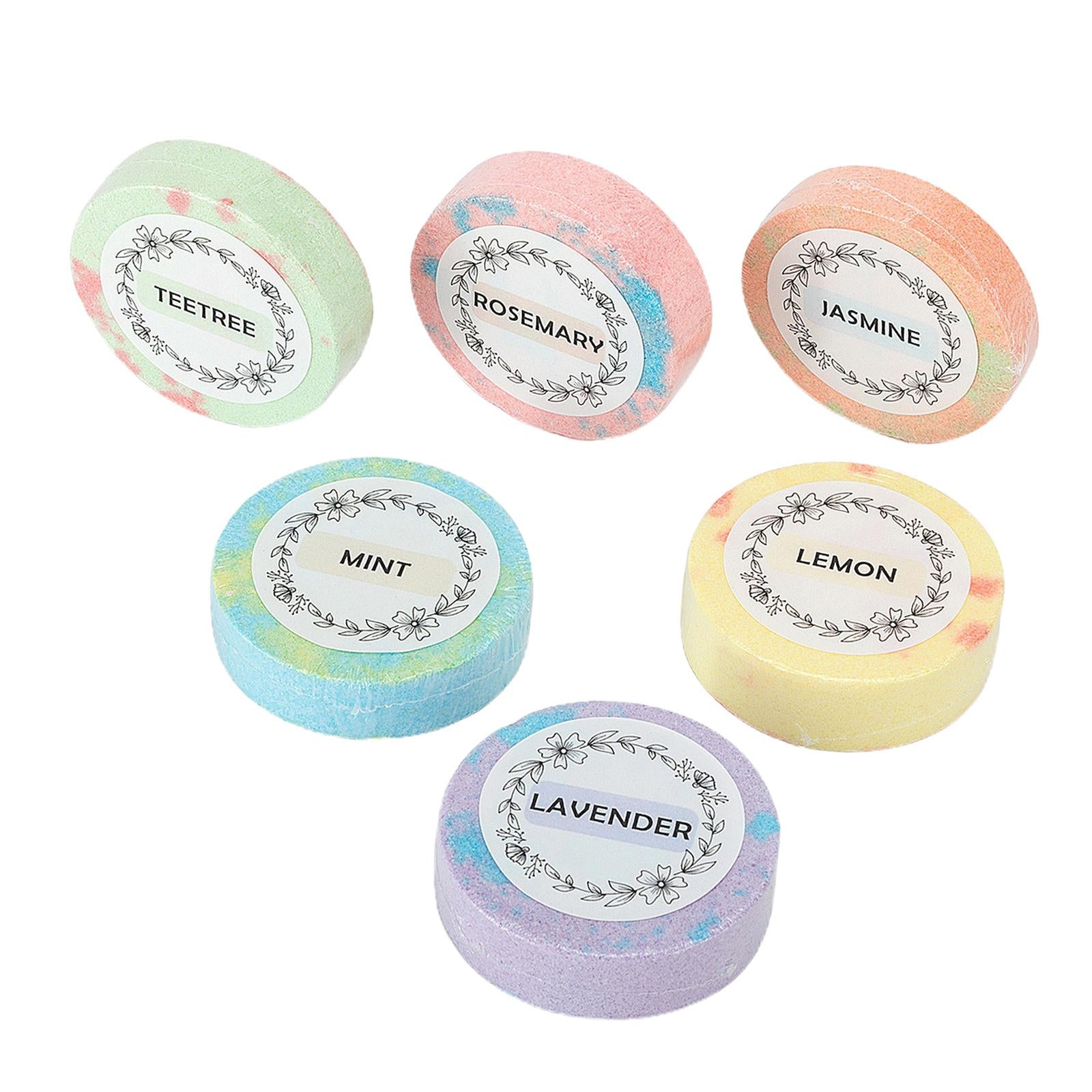 6 Mixed Mini Relaxation Bath Bombs Tablets Shower Steamers Shower Bombs