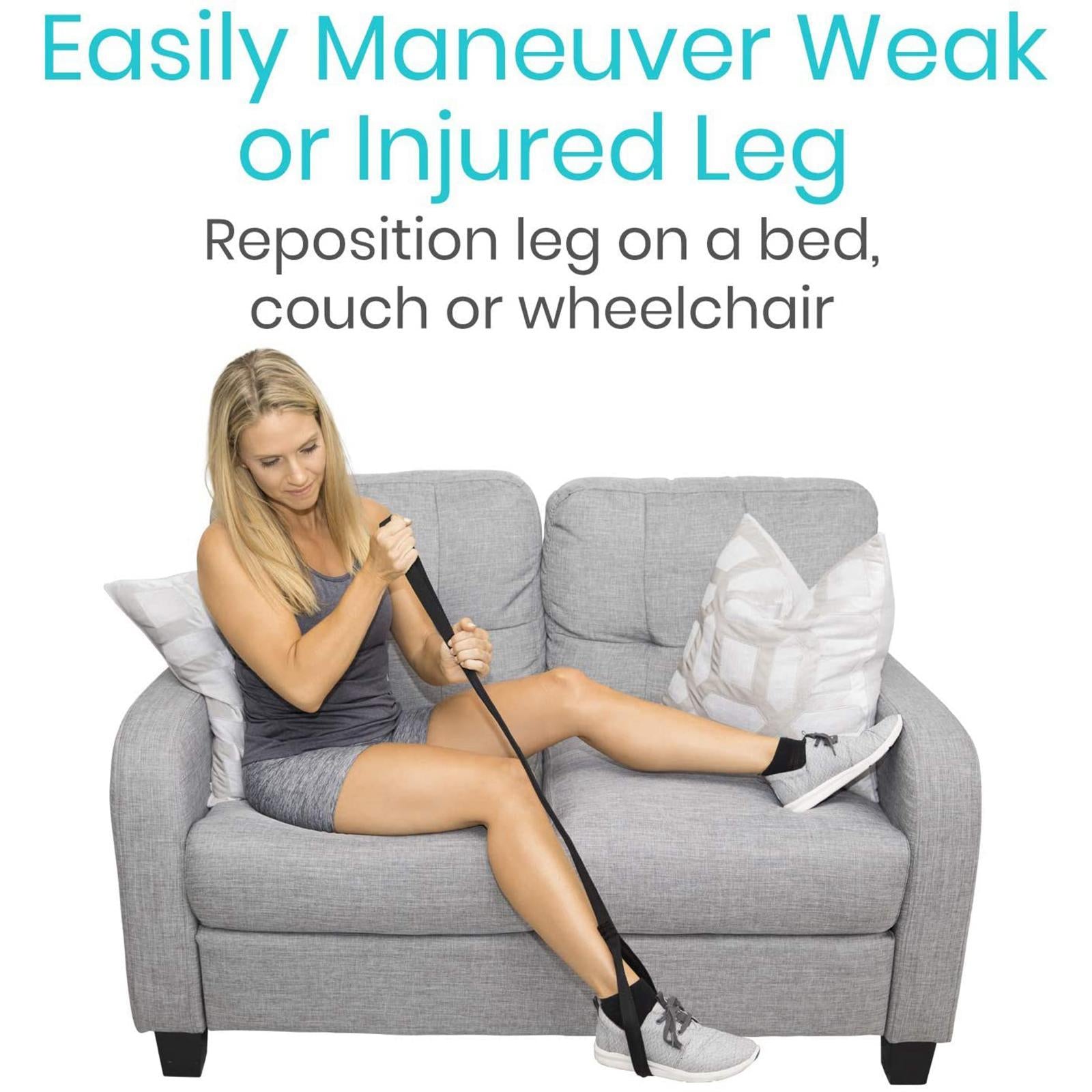 44 Leg Lifter Strap Foot Lifter for Adult Elderly Handicap"