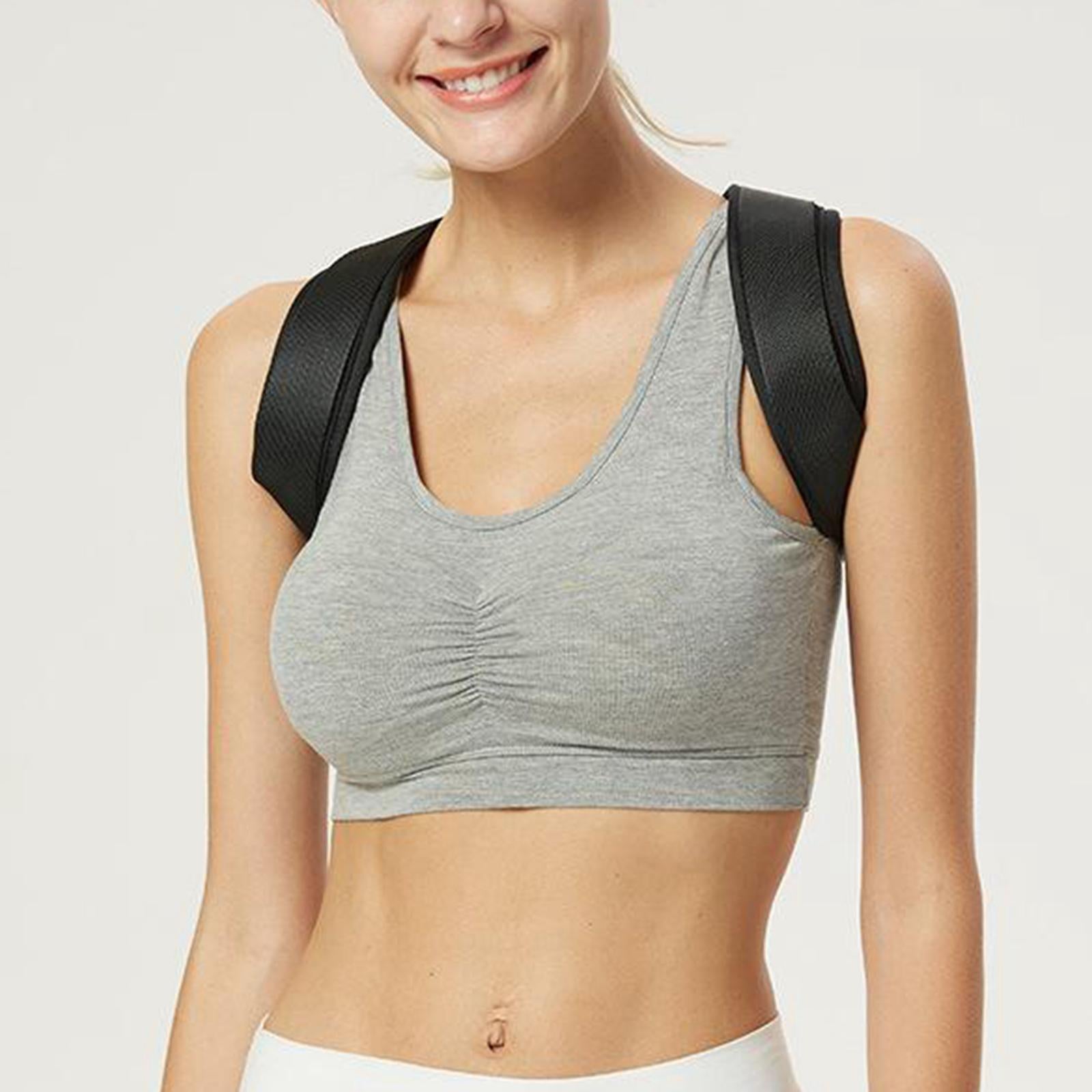 Adjustable Upper Back Posture Corrector for Men Women L Chest 95-125cm