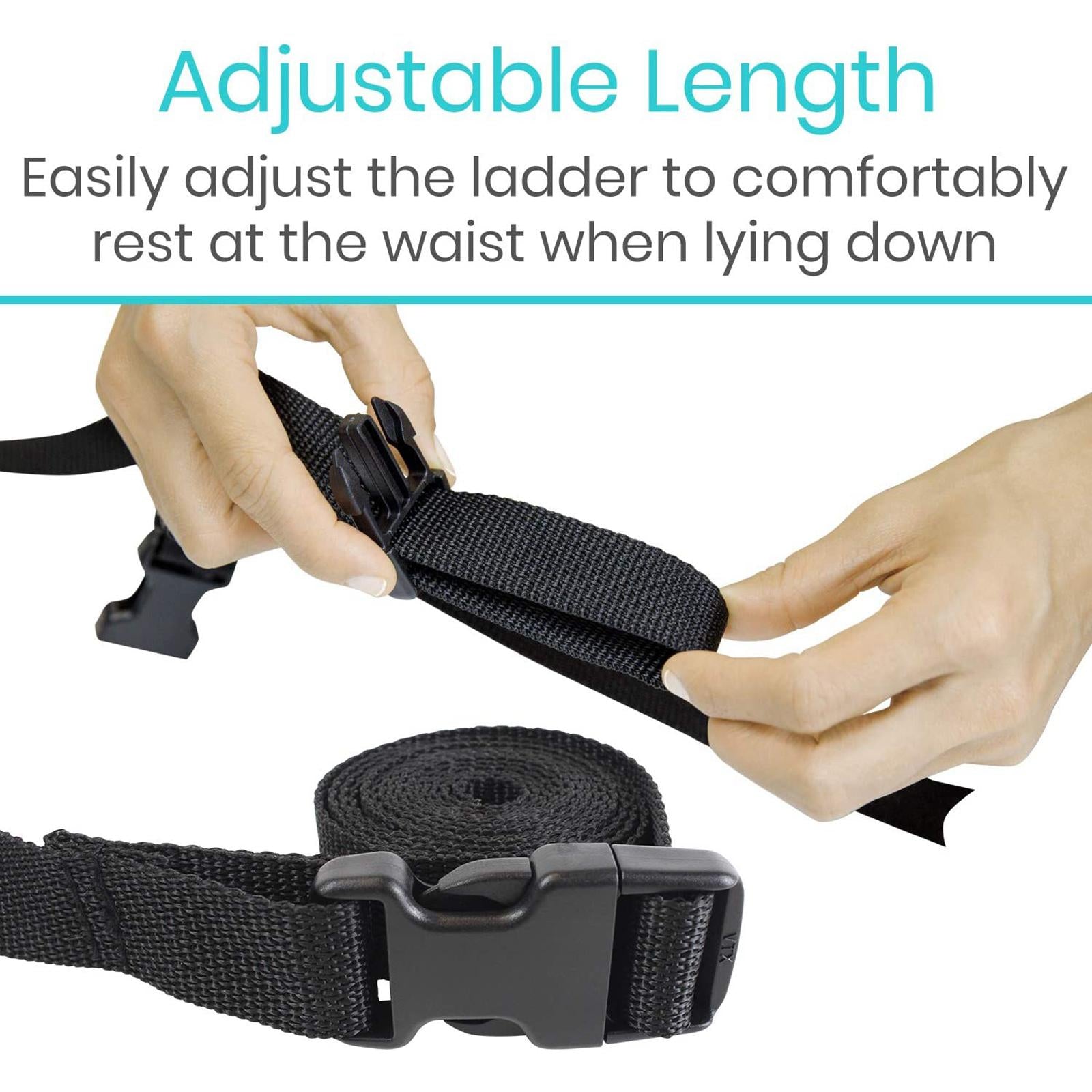 Caddie Helper Bed Ladder Pull Up Assist for Elderly Senior Padded Hand Grip