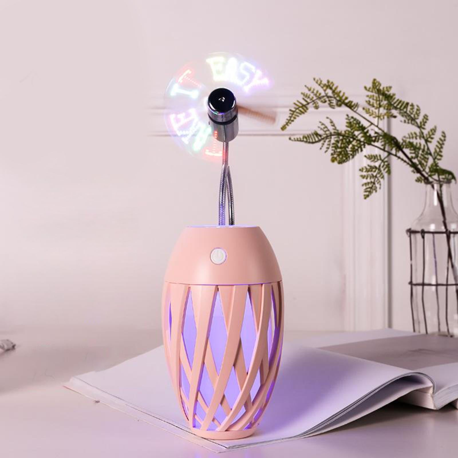 Electric Air Purifier Large Capacity Humidifier Home Bedroom Office Pink