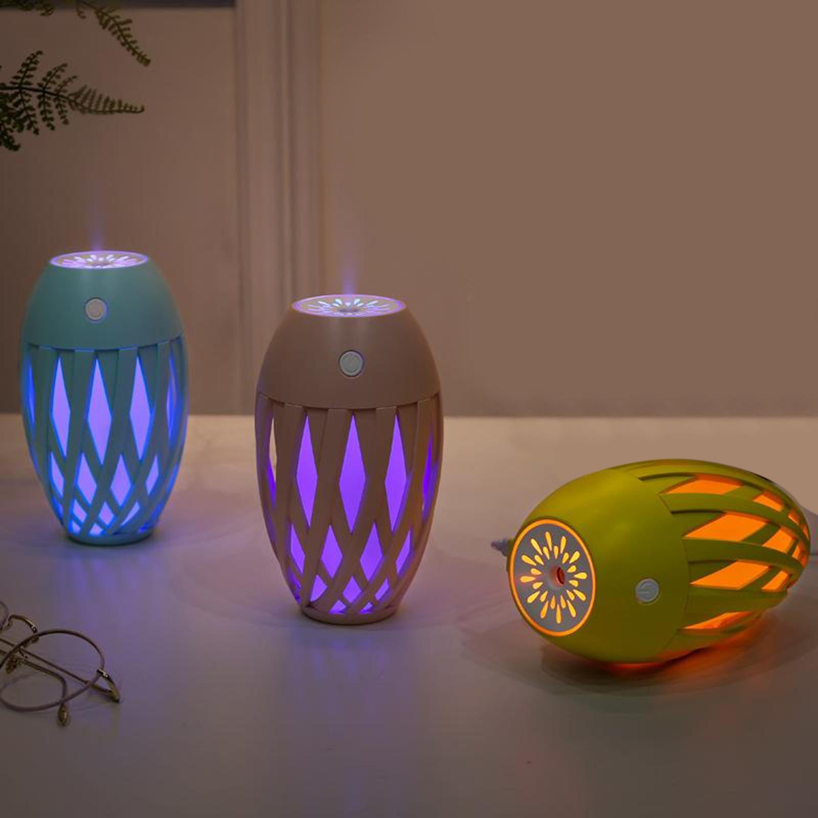 Electric Air Purifier Large Capacity Humidifier Home Bedroom Office Blue