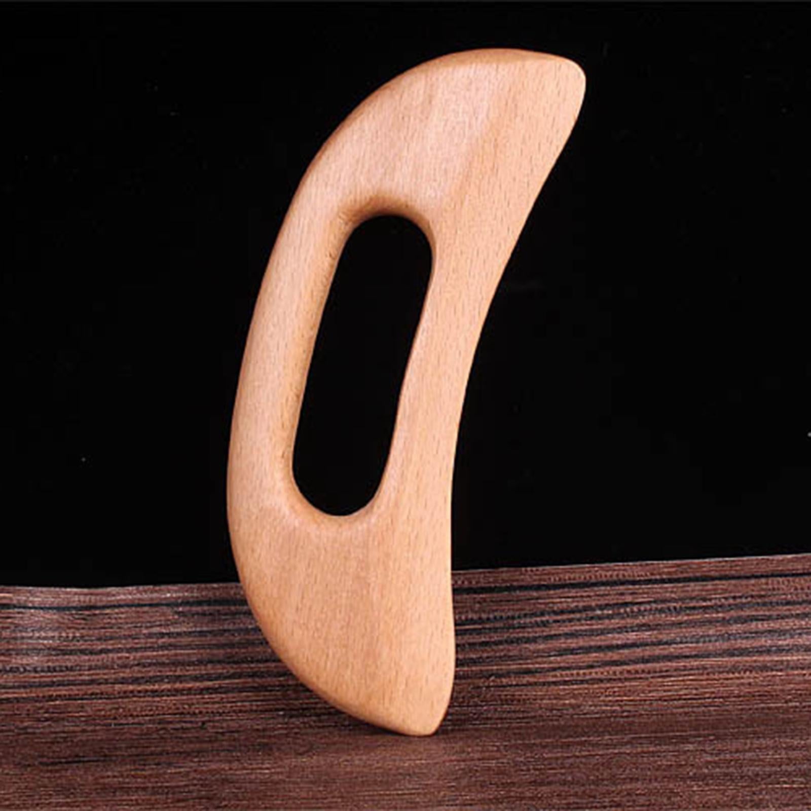 Professional Wooden Beech Gua sha Massage Tool for Release Back Arms Pain