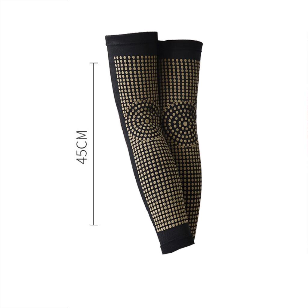 Knee Support Brace Breathable Warm Therapy Leg Wrap for Cycling Black M