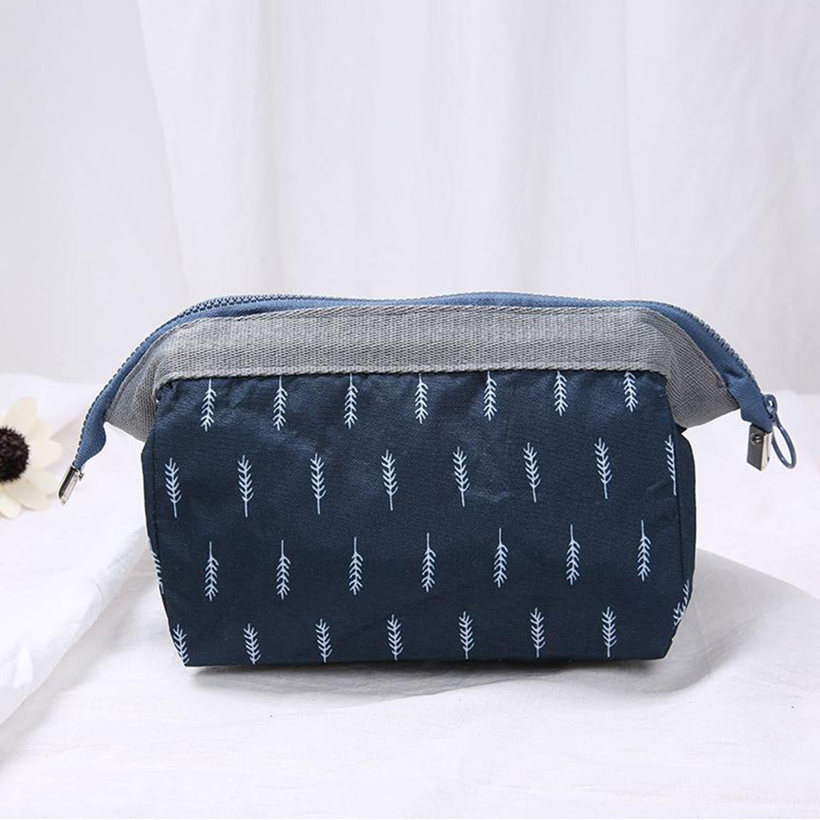 Womens Make Up Bag Small Printed Cosmetic Pouch Funny Cute Wash Bag Toiletry Feather