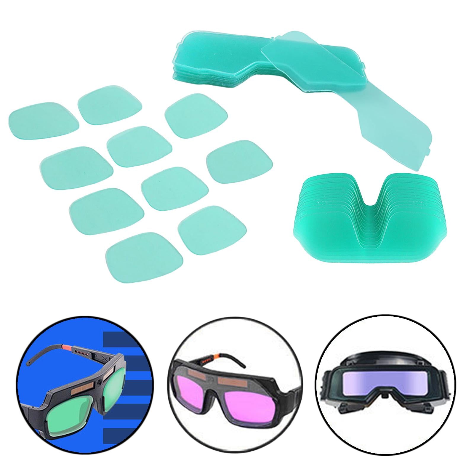 10x PC Solar Welding Helmet Inner Protective Lens R00