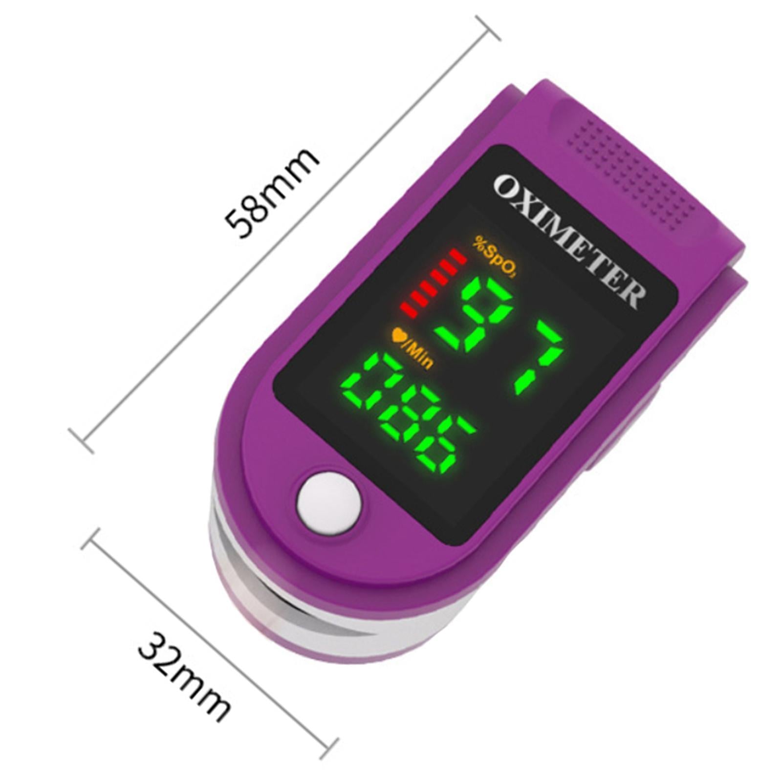LED Display Finger Tip Pulse Oximeter Oxygen Saturation Meter Finger Monitor