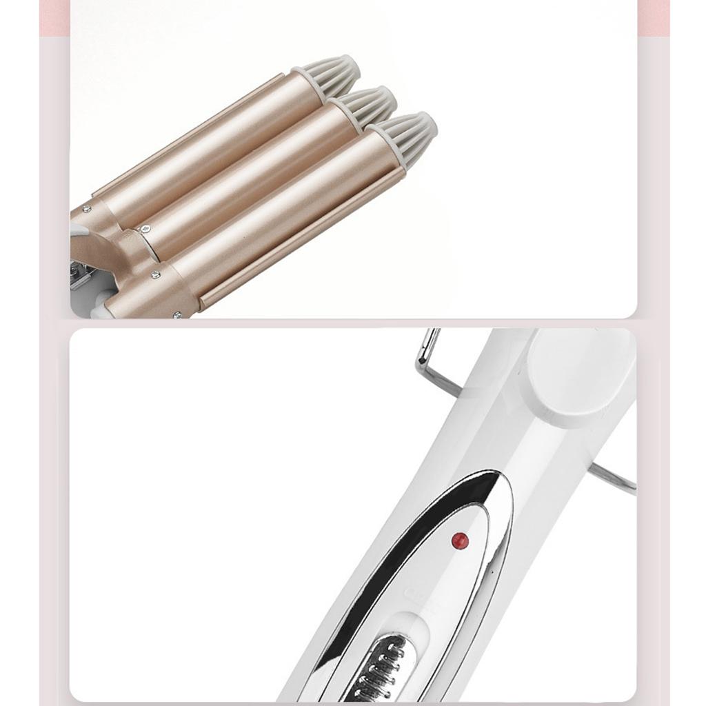 Hair Waver Hair Crimpers Tongs Hair Curler 3 Barrel 2 Speed 22mm