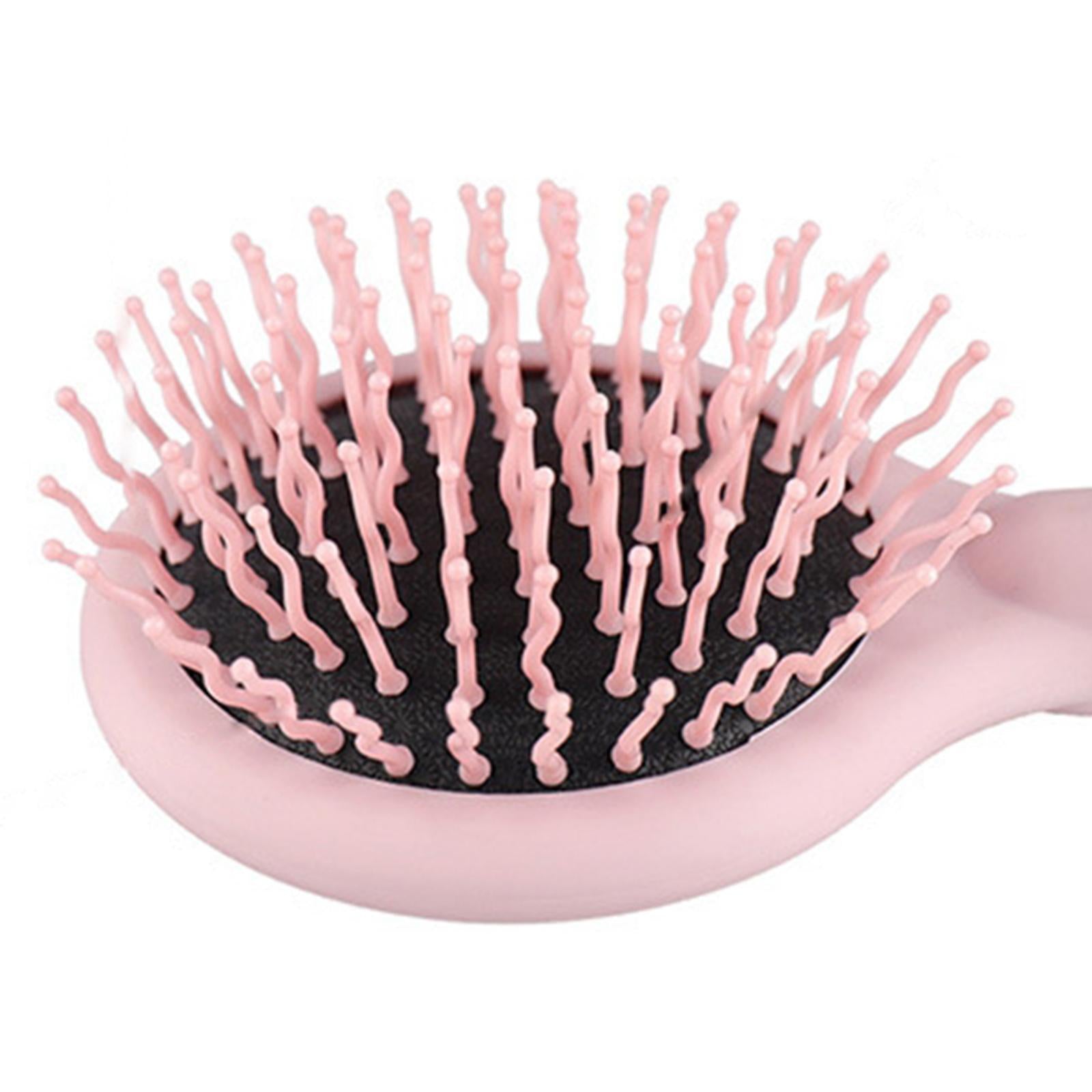 Anti-Static Comb Travel Compact Massager Hair Brush Anti-Tangle for Women