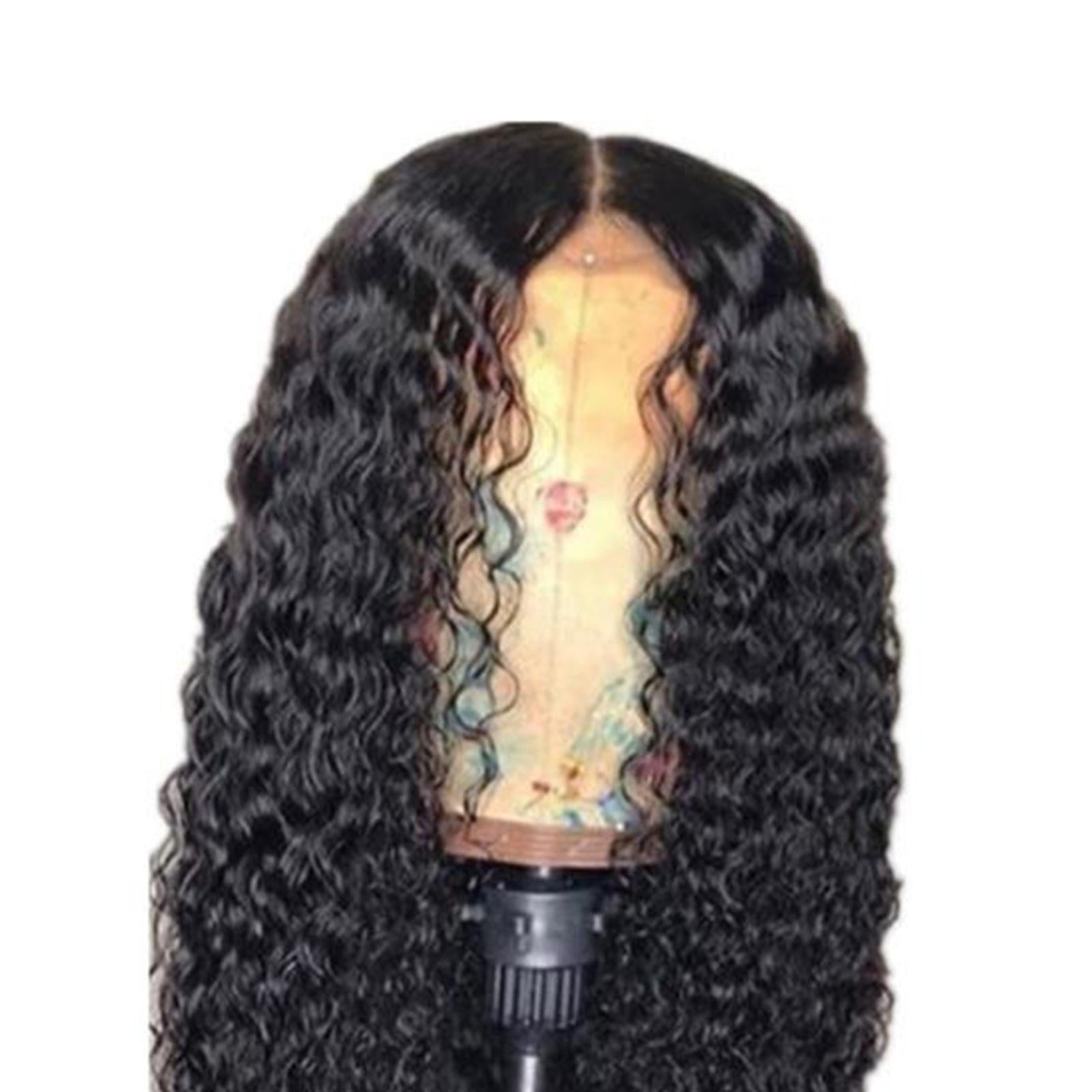 Ladies 25 Long Curly Hair Wig for Black Women Fashion Cosplay Rose Net"