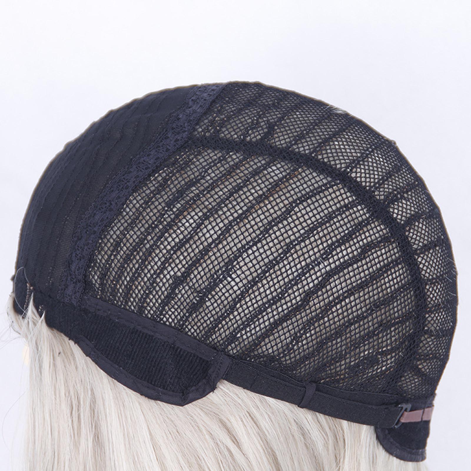 Ladies 25 Long Curly Hair Wig for Black Women Fashion Cosplay Black Net"