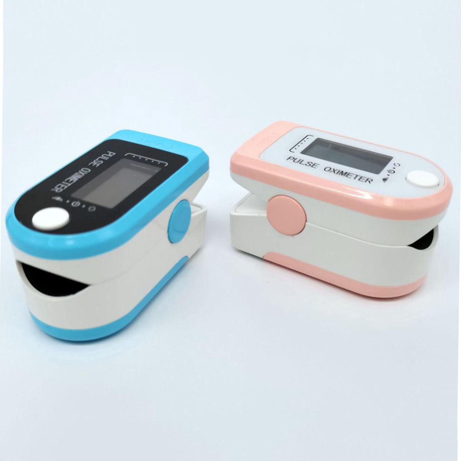 Fingertip Pulse Oximeter Blood Oxygen SpO2 Saturation Finger Monitor Blue