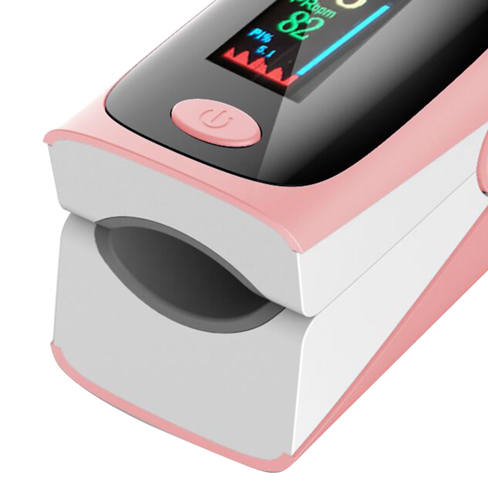 TFT Display Fingertip Pulse Oximeter SpO2 pink