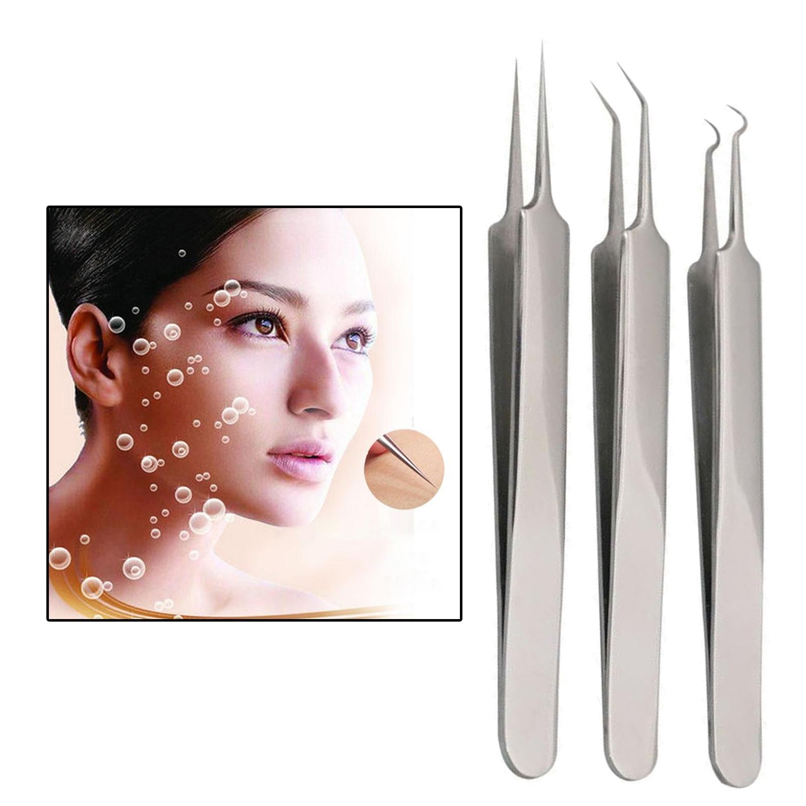 Comedone Extractor Blackhead Remover Acne Cleaner Clip Tweezer Pimple Type 1