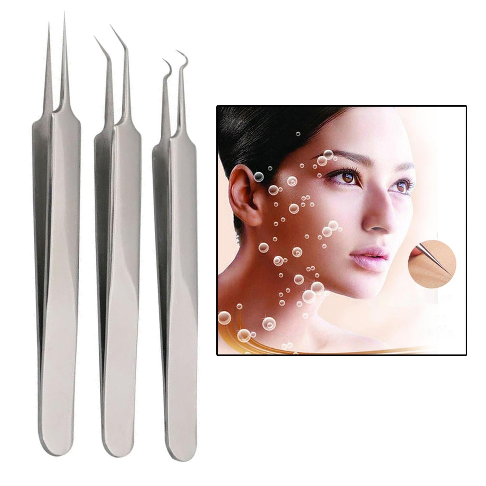 Comedone Extractor Blackhead Remover Acne Cleaner Clip Tweezer Pimple Type 1
