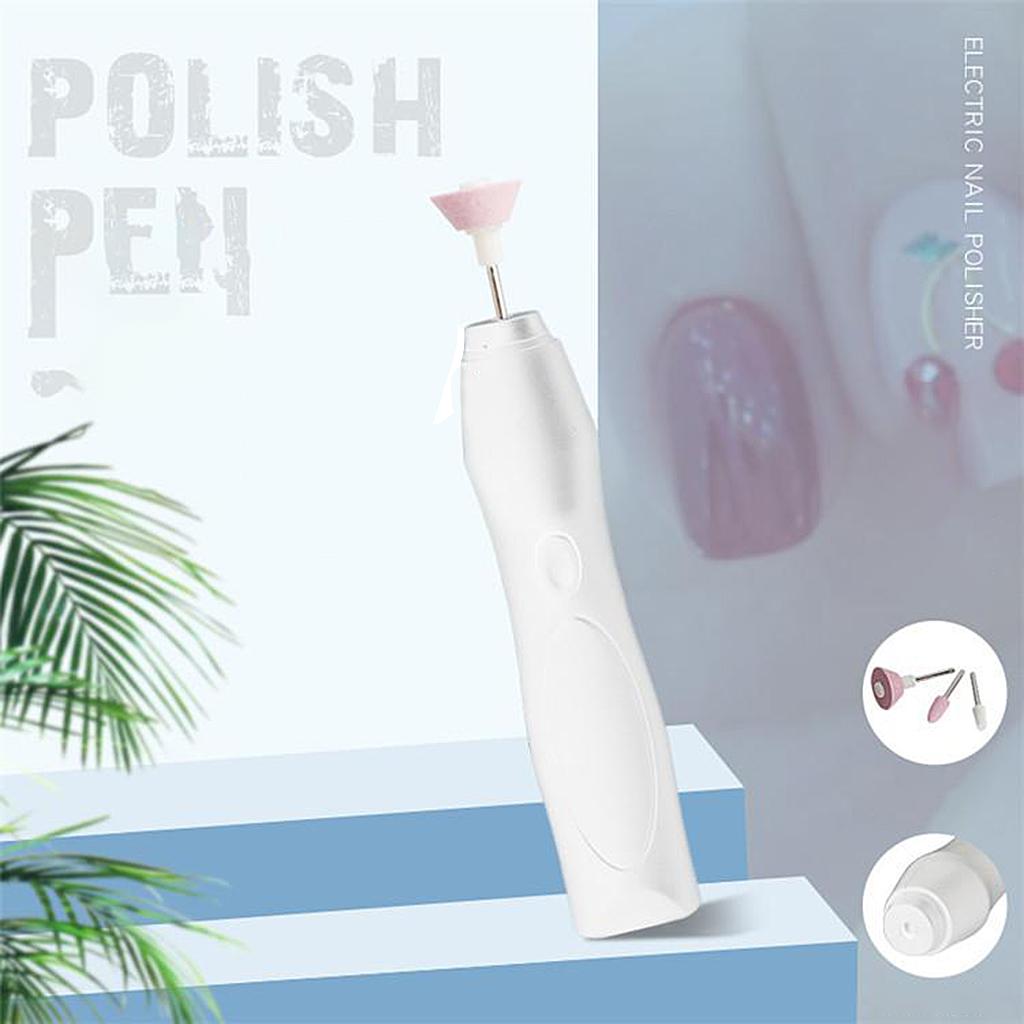 Electric Nail Drill Machine Pedicure with 3Pcs Nail Drill Bits for Home Use