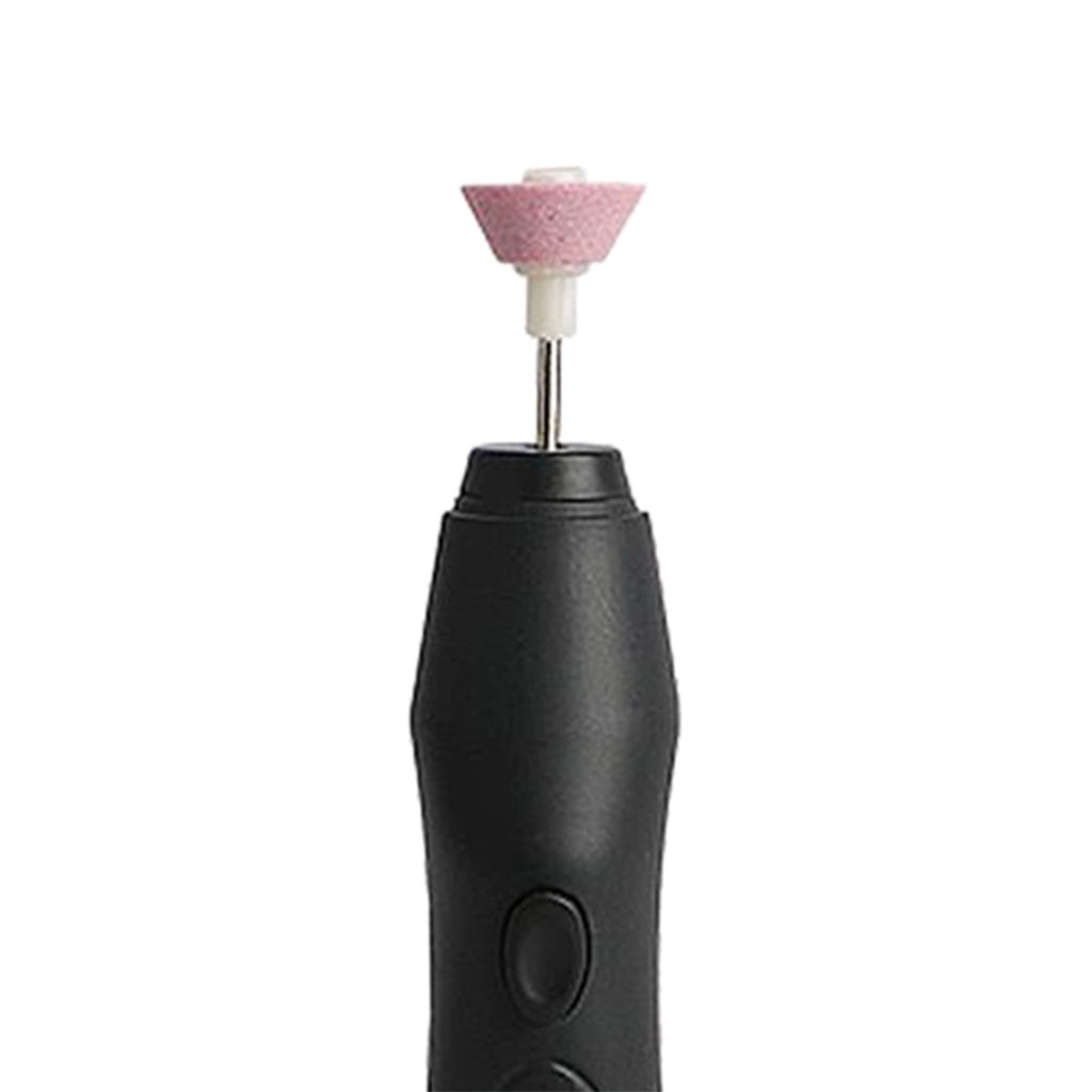 Electric Nail Drill Machine Manicure Shape Tools 3Pcs Nail Drill Bits Black