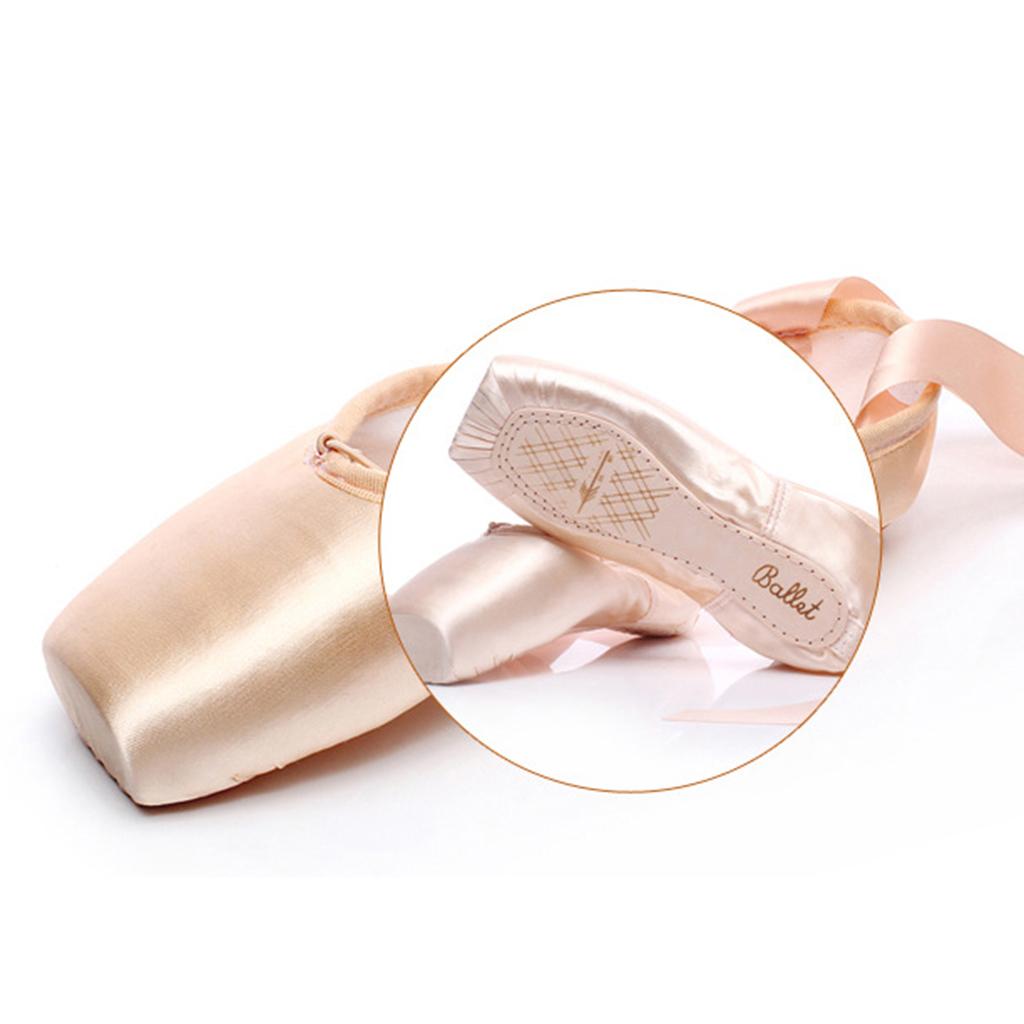 Satin Ballet Dance Shoes Practicing Shoes for Girls School Dancing Gift 41