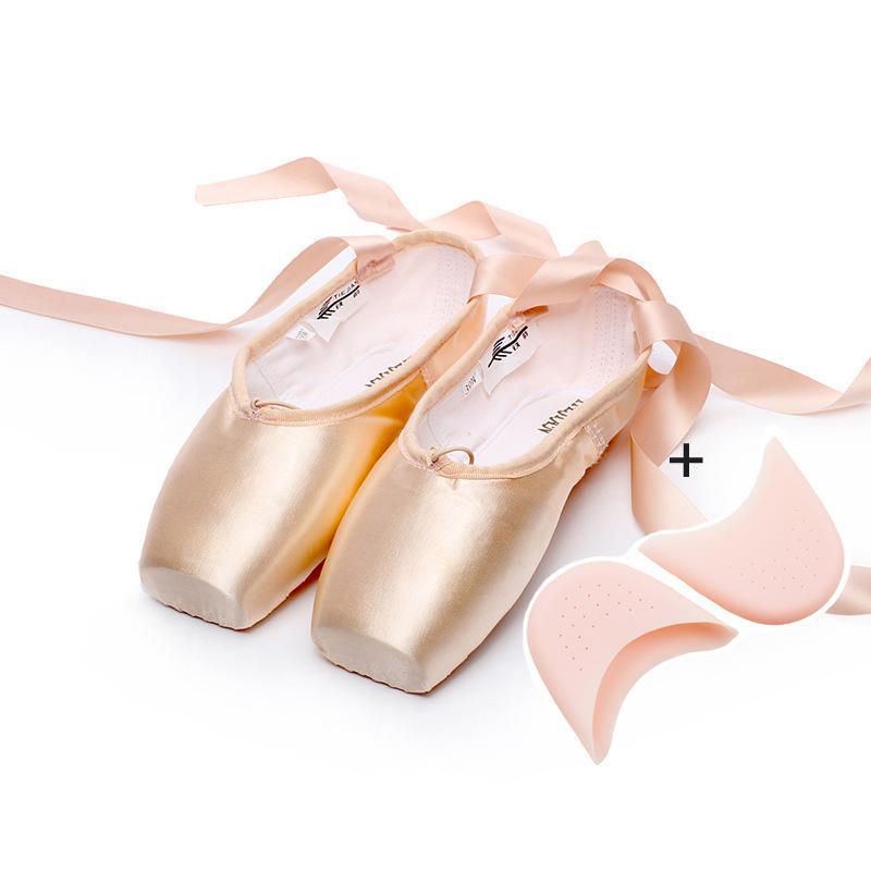 Satin Ballet Dance Shoes Practicing Shoes for Girls School Dancing Gift 42