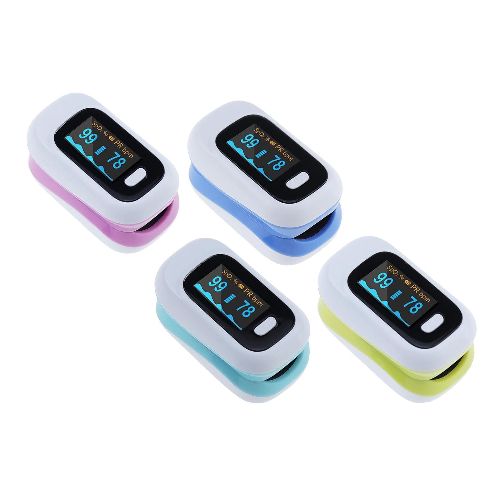 Digital Fingertip Pulse Oximeter Oxygen Saturation Heart rate monitor Purple