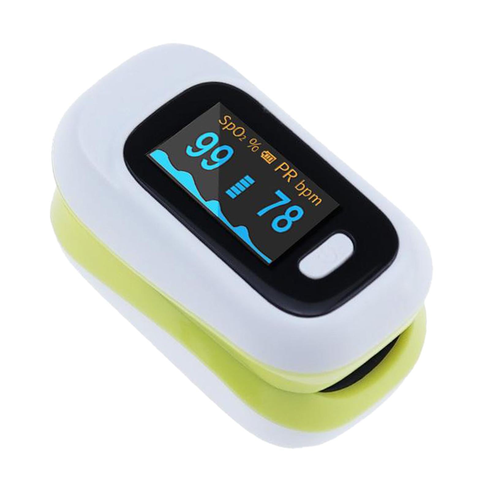 Digital Fingertip Pulse Oximeter Oxygen Saturation Heart rate monitor Yellow