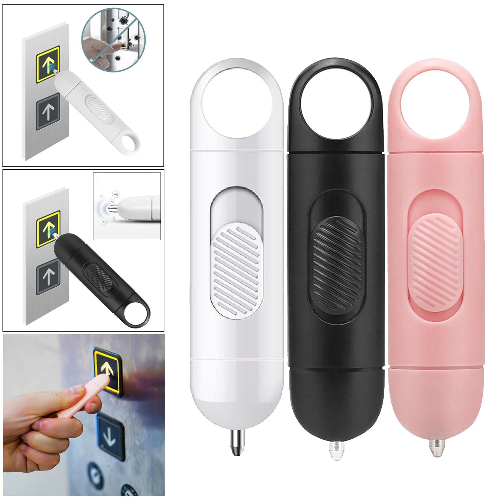 Mini Avoid Contacting No Touch Door Opener Tool Key Safe Sanitary Tool White