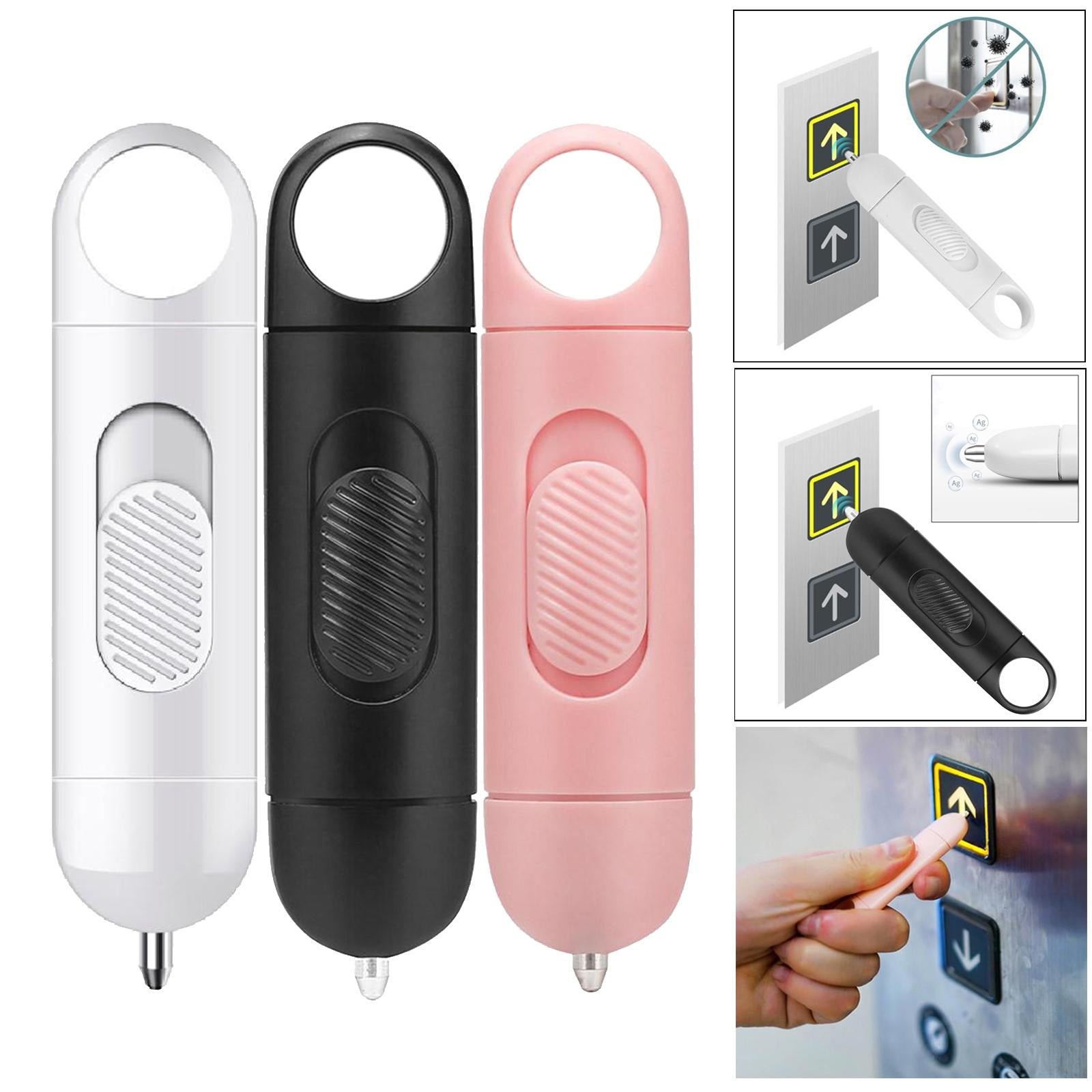 Mini Avoid Contacting No Touch Door Opener Tool Key Safe Sanitary Tool White