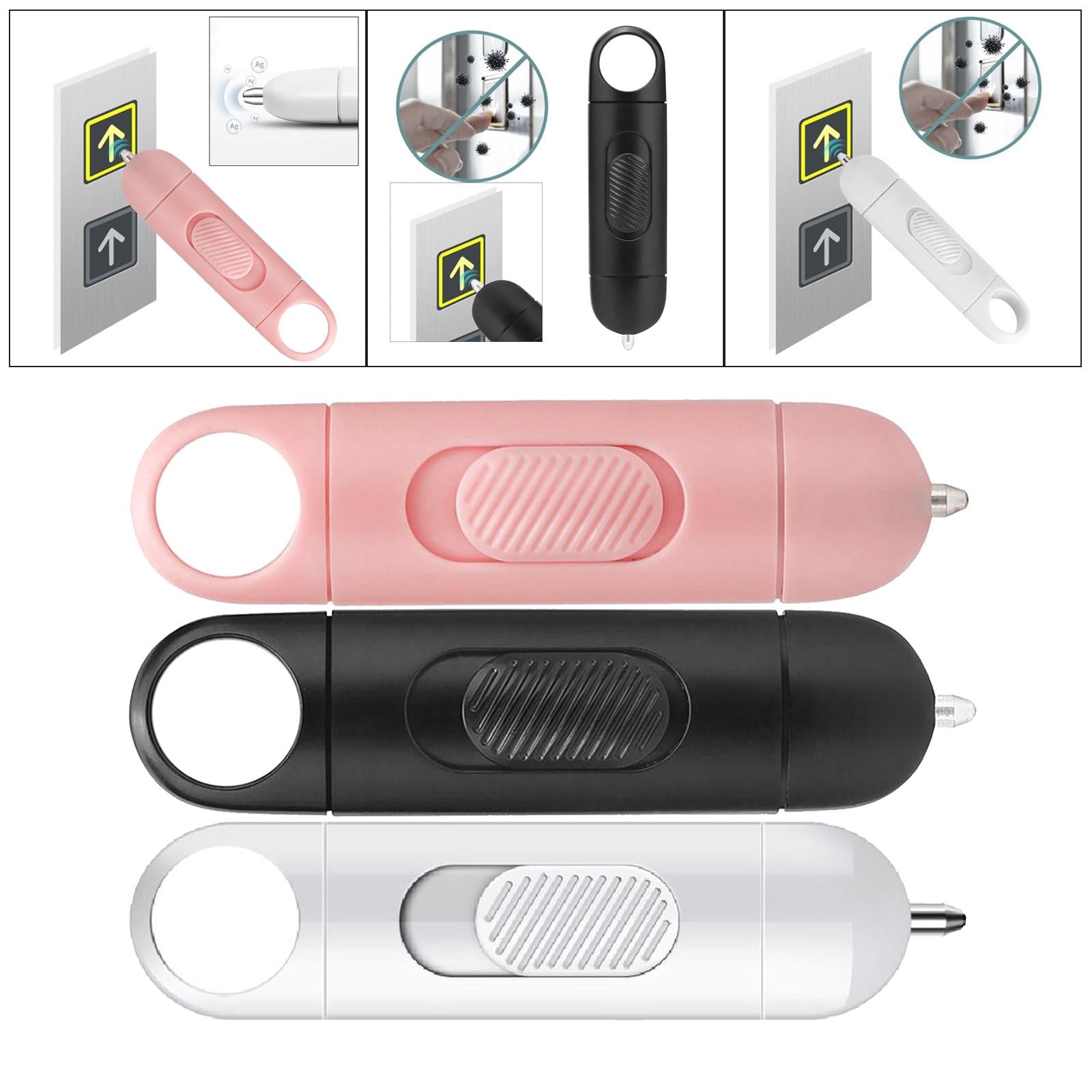 Mini Avoid Contacting No Touch Door Opener Tool Key Safe Sanitary Tool White