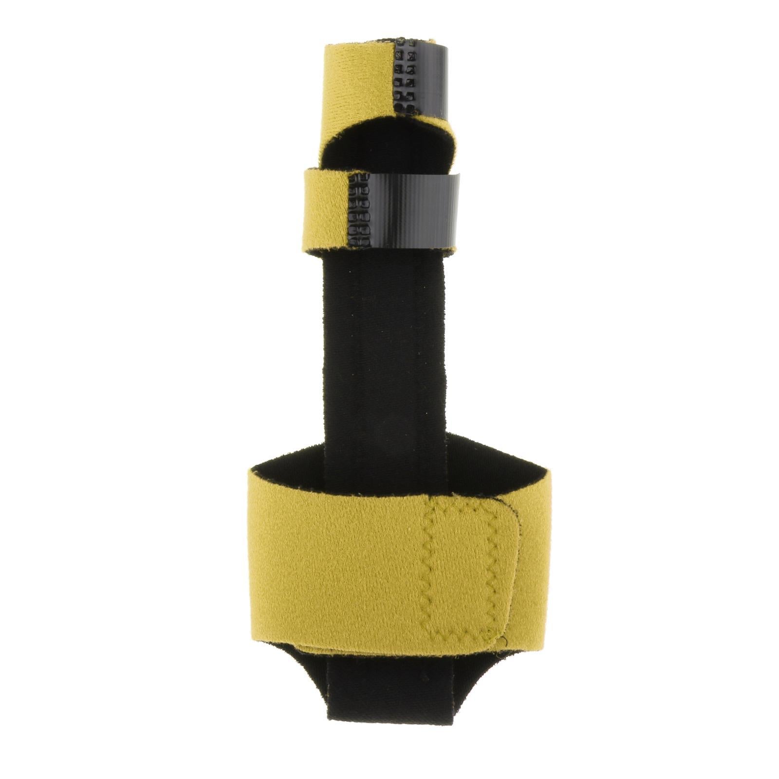 Trigger Finger Splint Brace Corrector Joint Fix Support Breathable Yellow