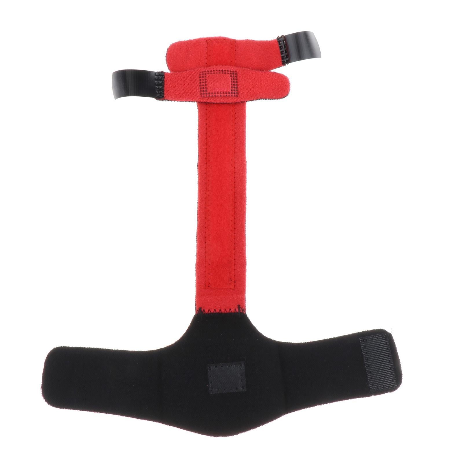 Trigger Finger Splint Brace Corrector Joint Fix Support Breathable Red