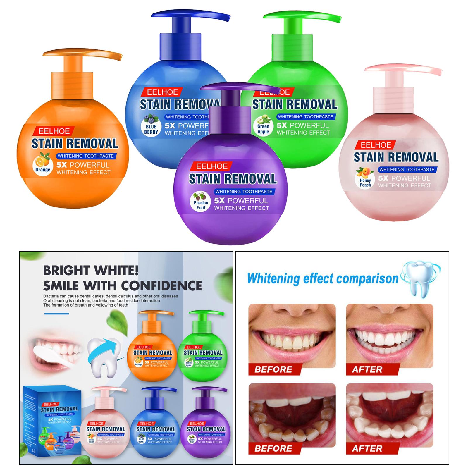Fruit Flavor Baking Soda Toothpaste Strong Cleaning Stain Passion fruit
