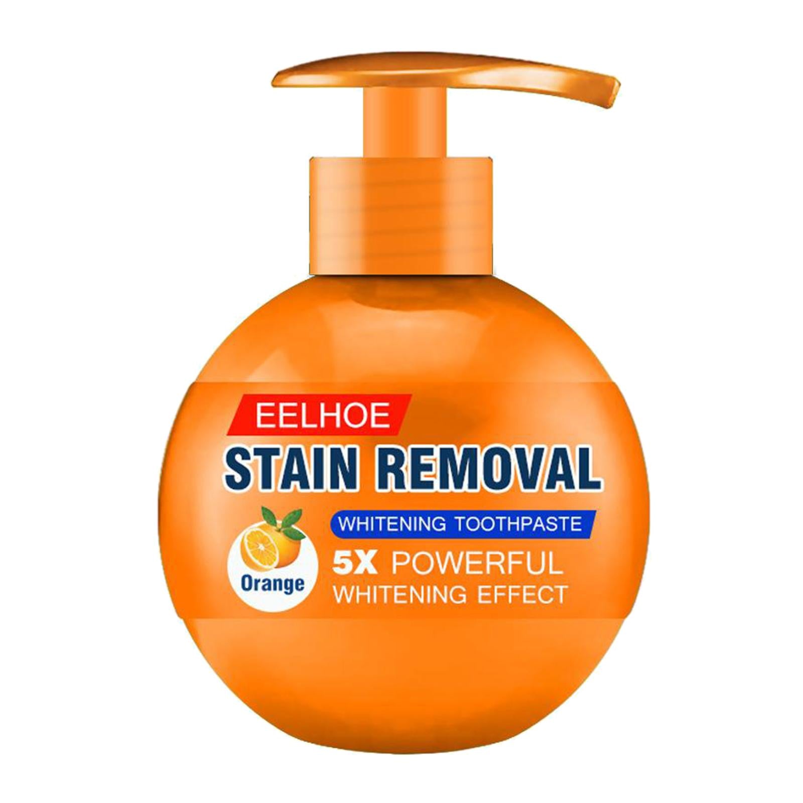 Fruit Flavor Baking Soda Toothpaste Strong Cleaning Stain Orange
