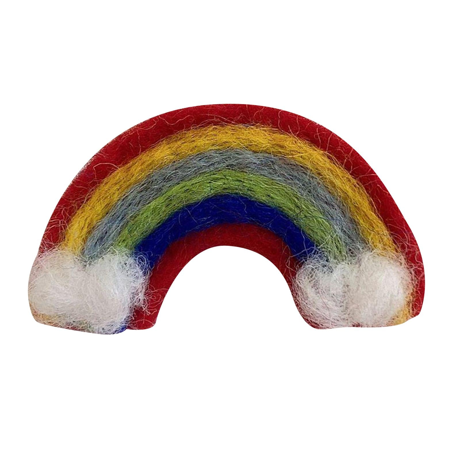 Soft Wool Felt Fashion Hairpins Pins Barrette Ties for Bangs Kid Girls Baby red