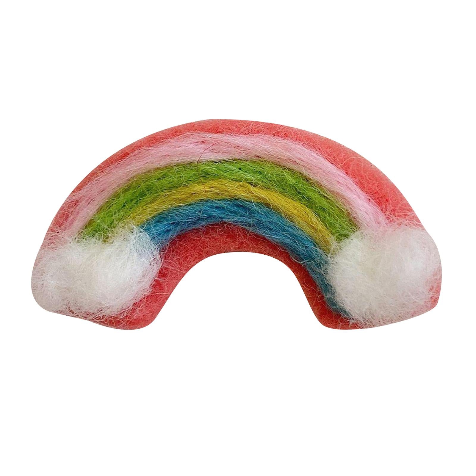 Soft Wool Felt Fashion Hairpins Pins Barrette Ties for Bangs Kid Girls Baby watermelon red
