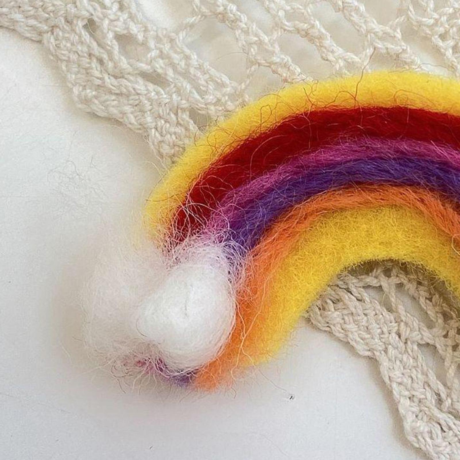 Soft Wool Felt Fashion Hairpins Pins Barrette Ties for Bangs Kid Girls Baby yellow
