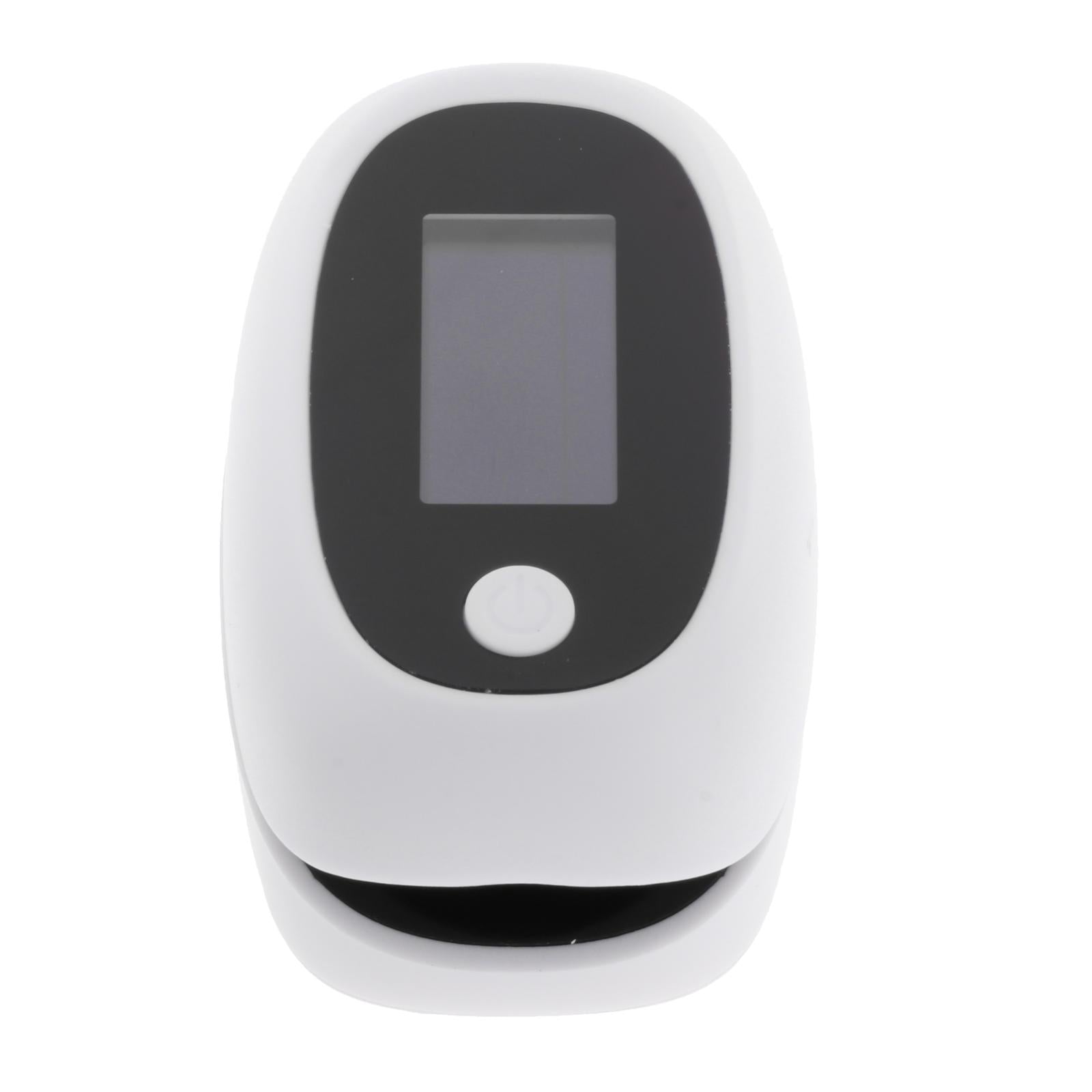 Digital Blood Oxygen Saturation Monitor Dual Color for Sports Aviation White