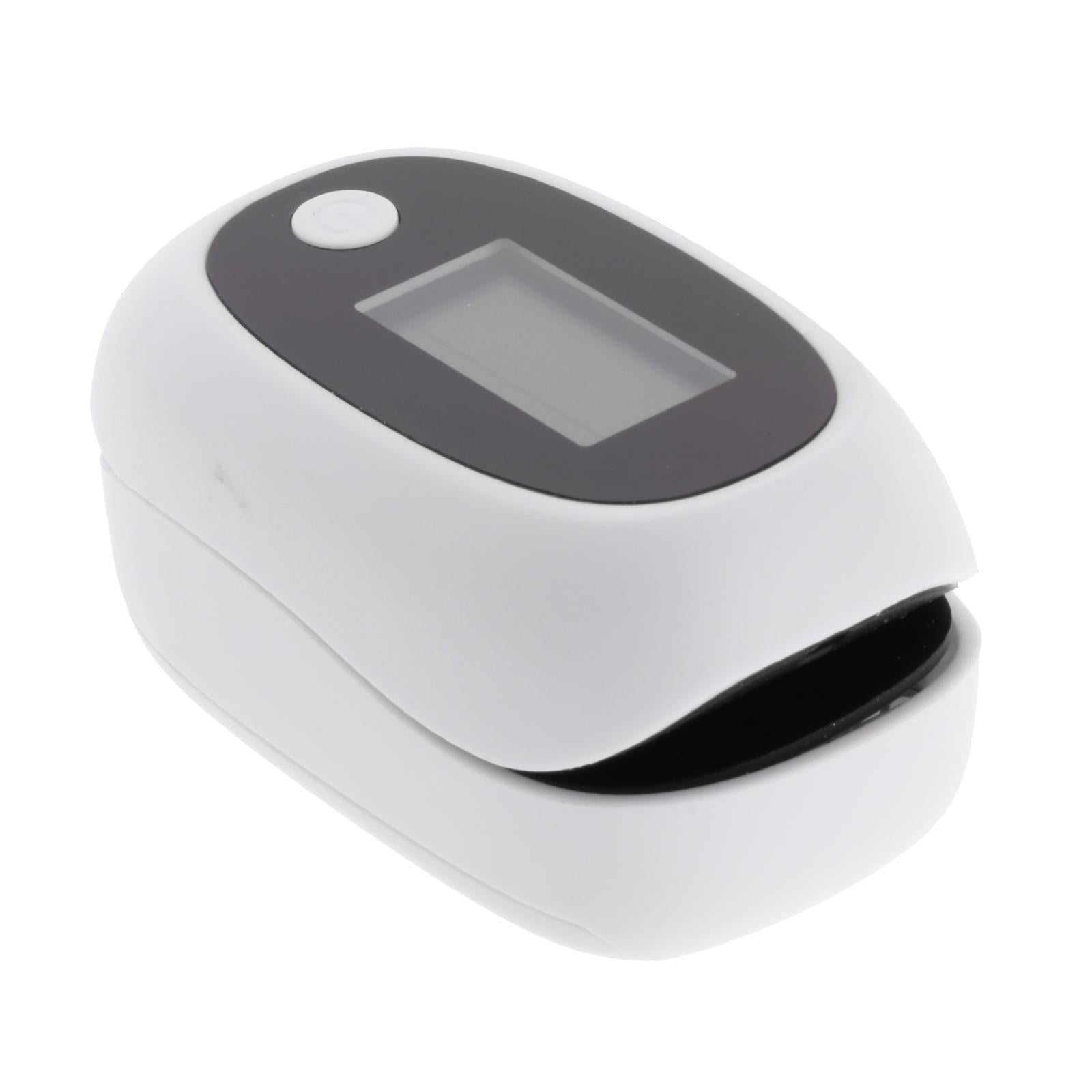 Digital Blood Oxygen Saturation Monitor Dual Color for Sports Aviation White