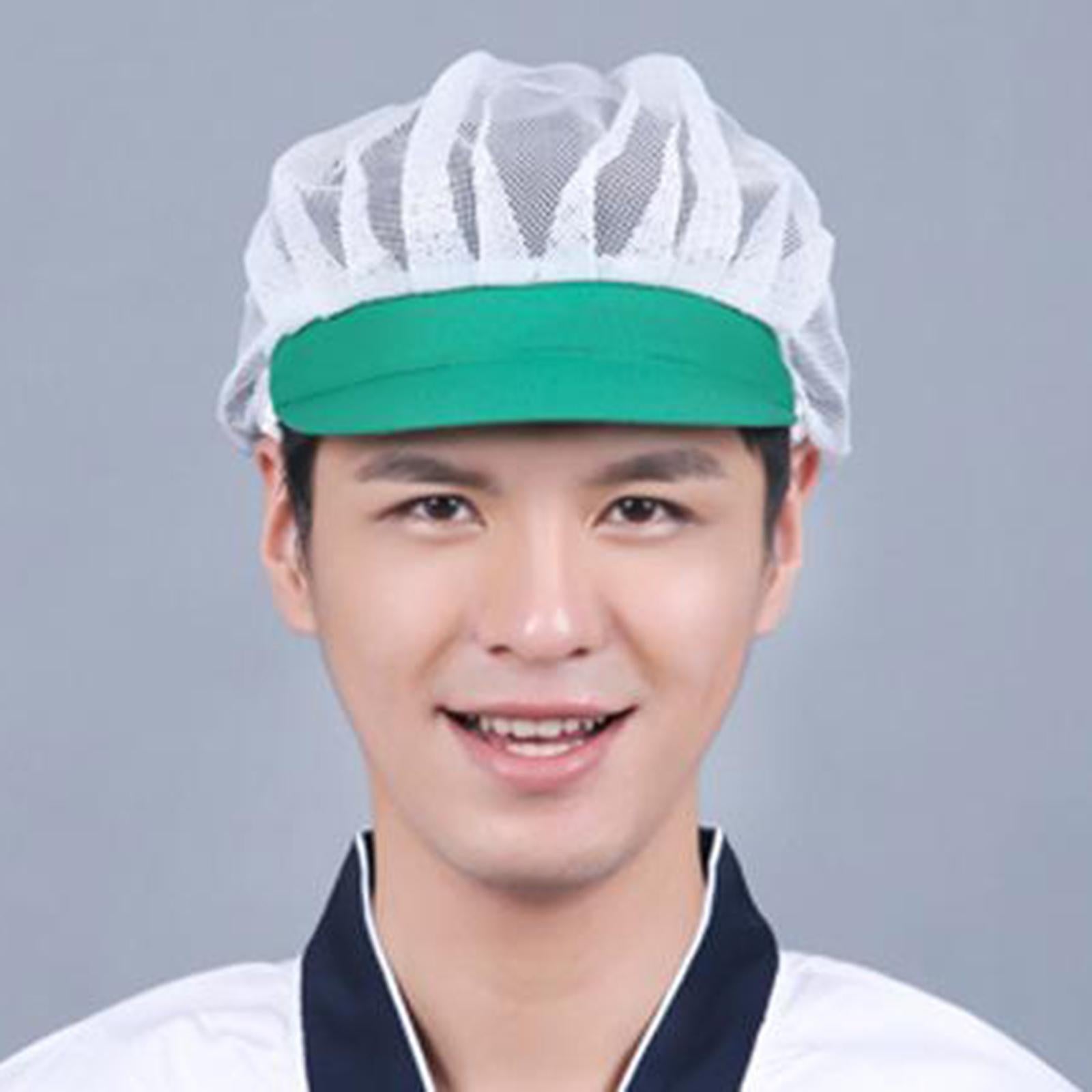 Chef Hats Hygiene Catering Hair Net Hat Kitchen Cooking Cap Green