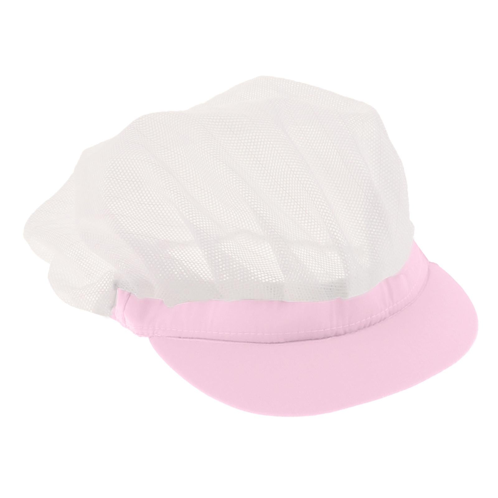 Chef Hats Hygiene Catering Hair Net Hat Kitchen Cooking Cap Pink