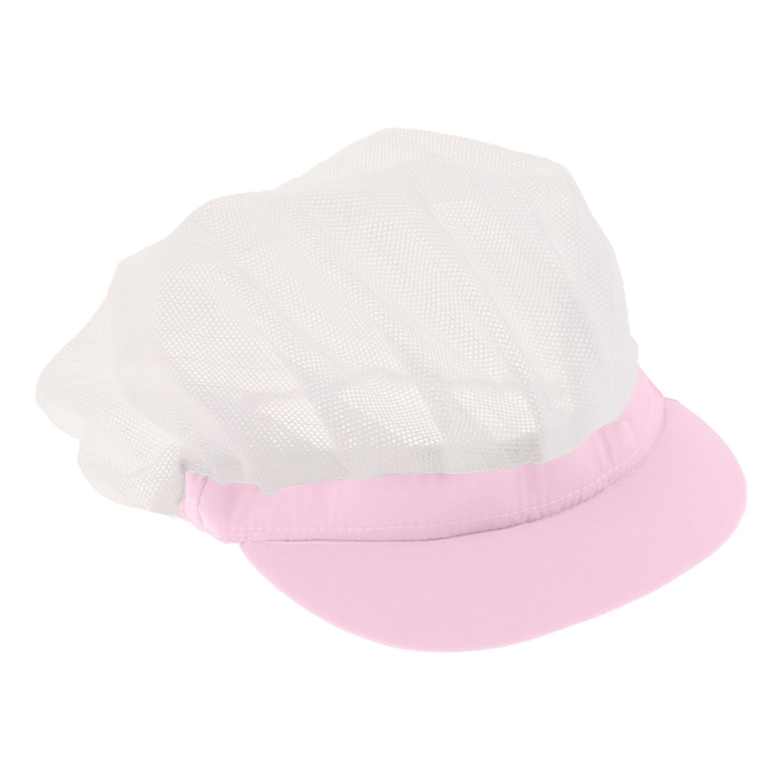Chef Hats Hygiene Catering Hair Net Hat Kitchen Cooking Cap Pink