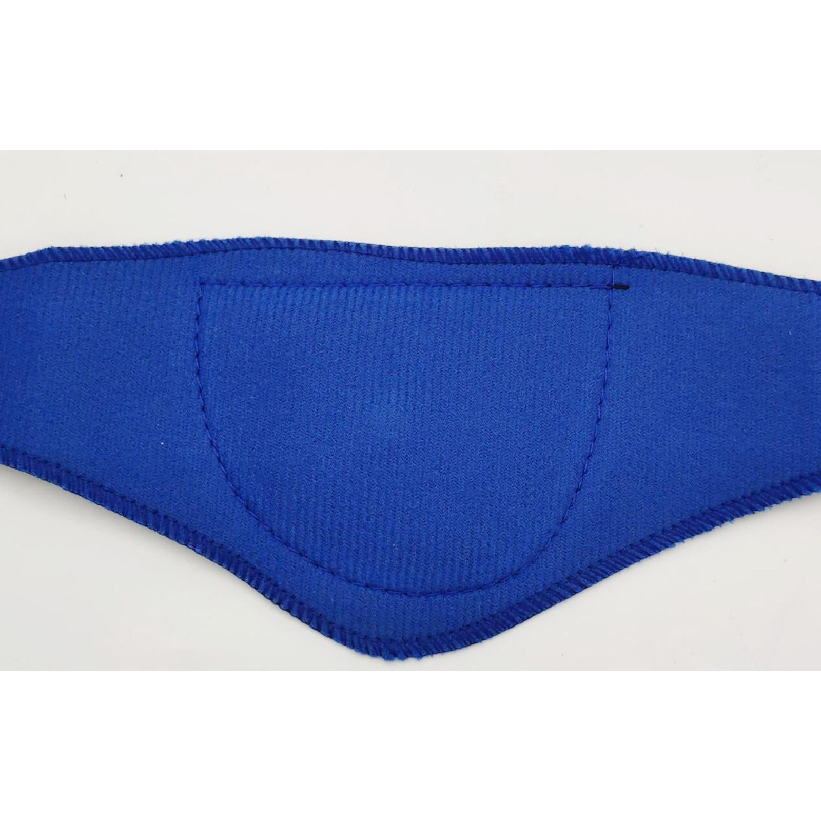 Tourmaline Portable Self Heating Neck Wrap for Pain Relief Sleep Car Travel blue
