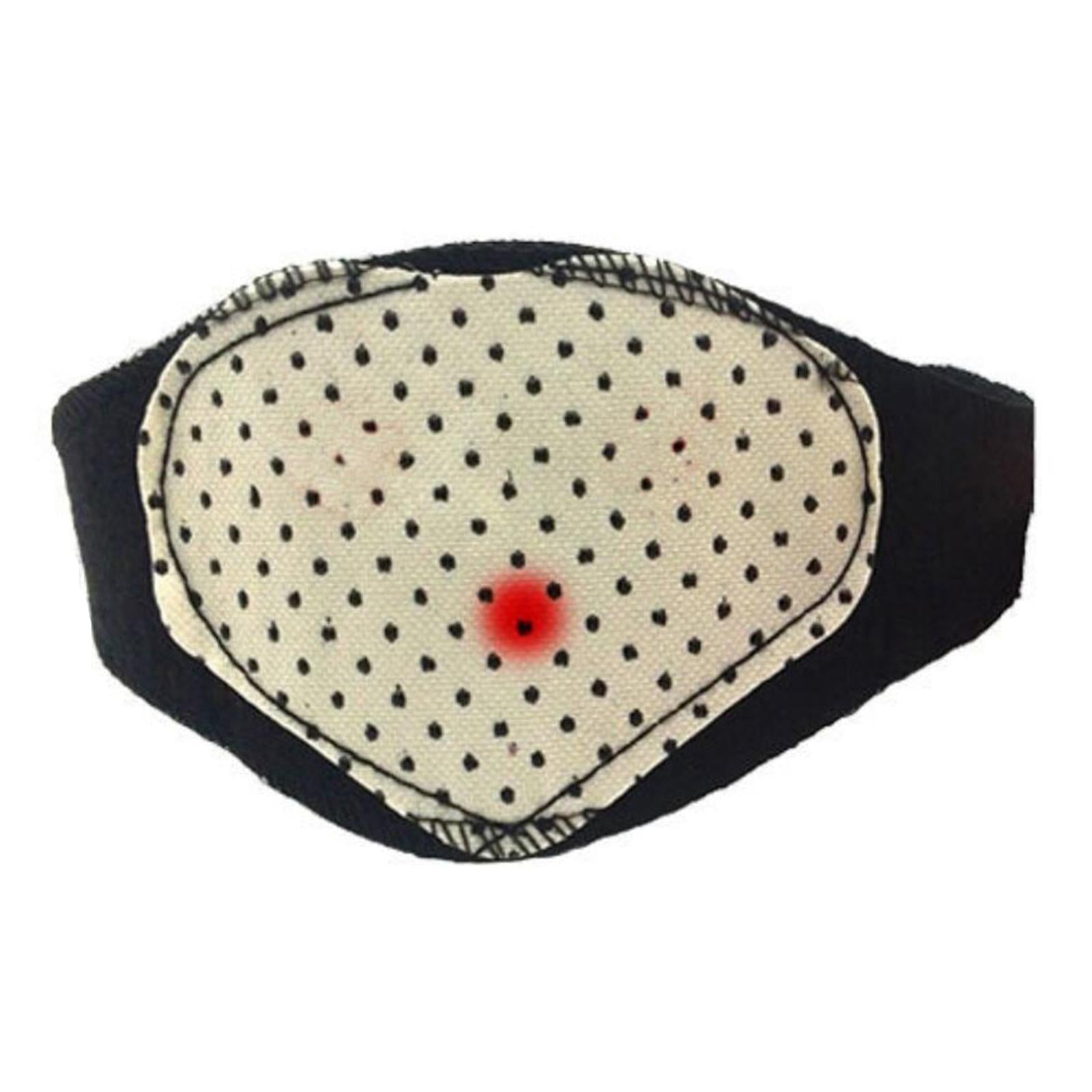 Tourmaline Portable Self Heating Neck Wrap for Pain Relief Sleep Car Travel black