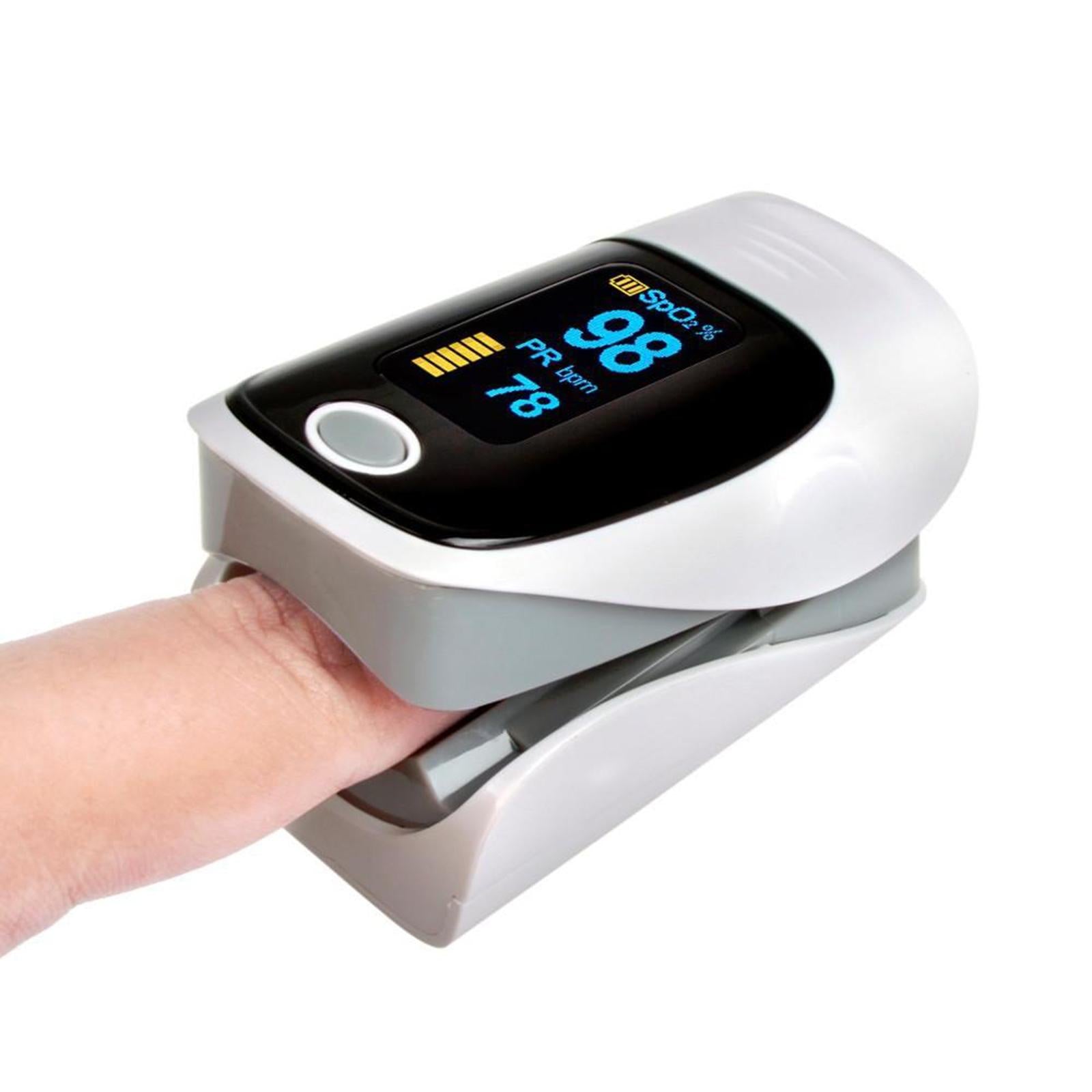 Finger Tip Pulse Oximeter Blood Oxygen Sensor Meter SpO2 Monitor Purple