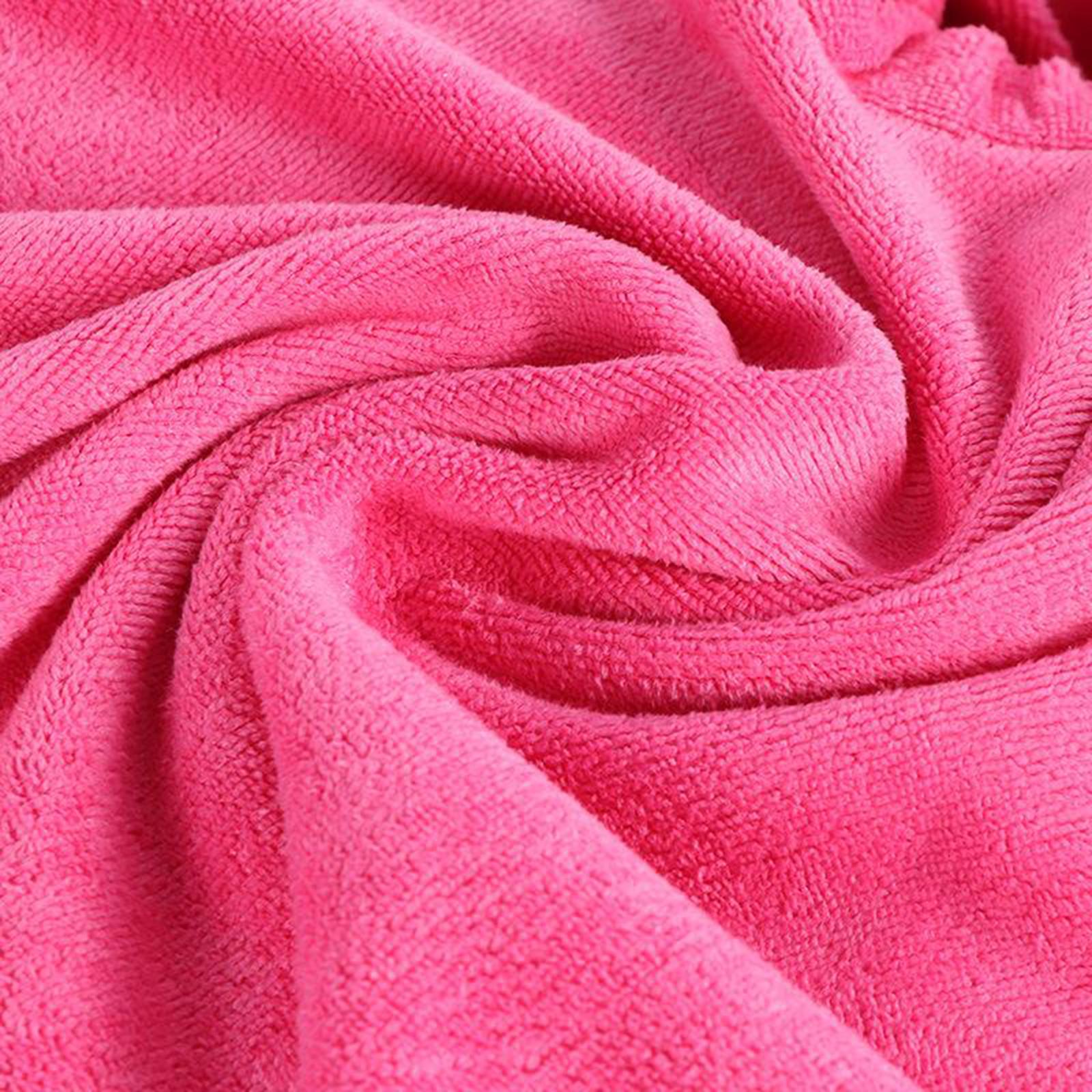 Thicken Coral Velvet Face Hole Towel Bed Cover for Beauty Salon Massage Bed Pink