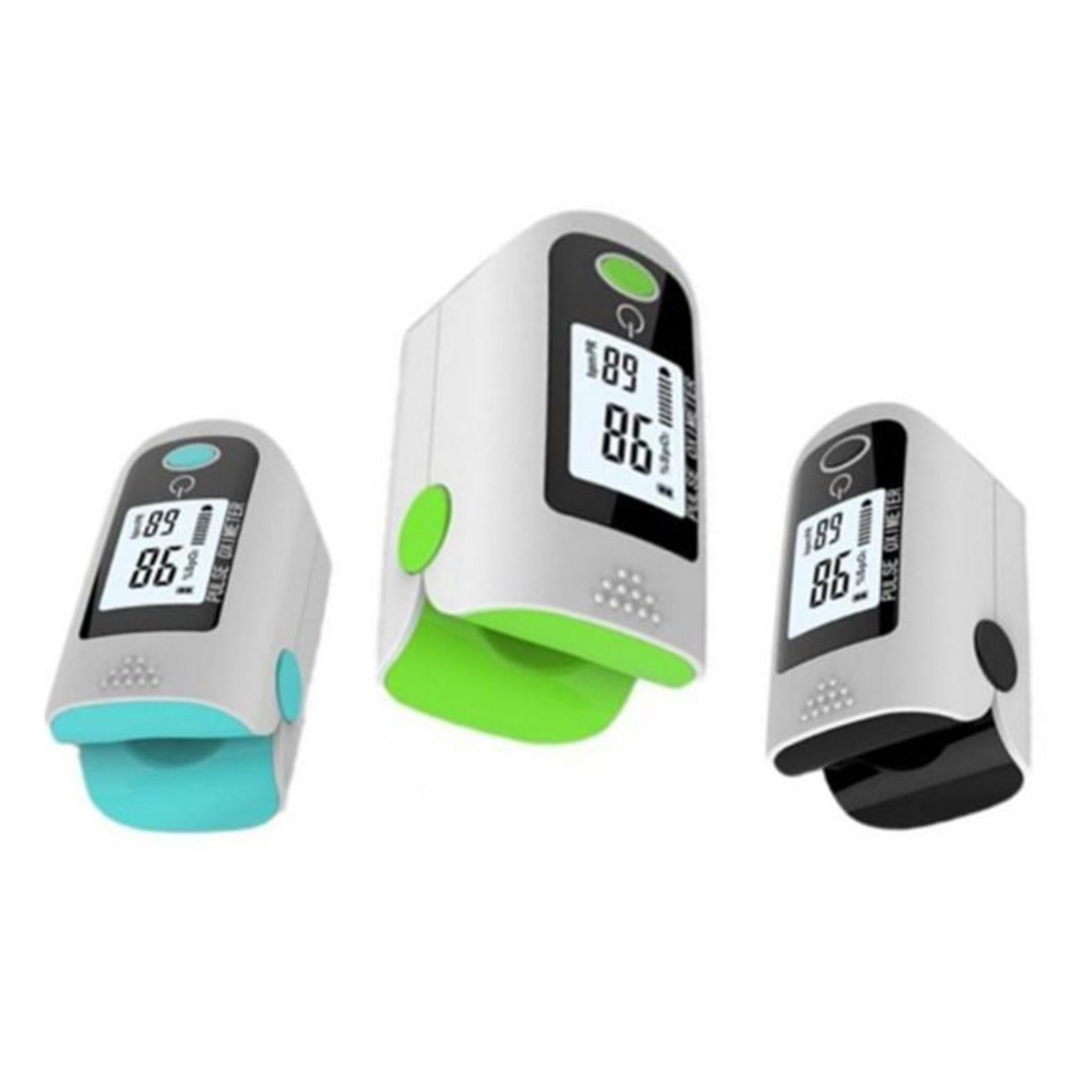 1 Piece Pulse Finger Oximeter 30~250BPM Display O2 Saturation Monitor Blue