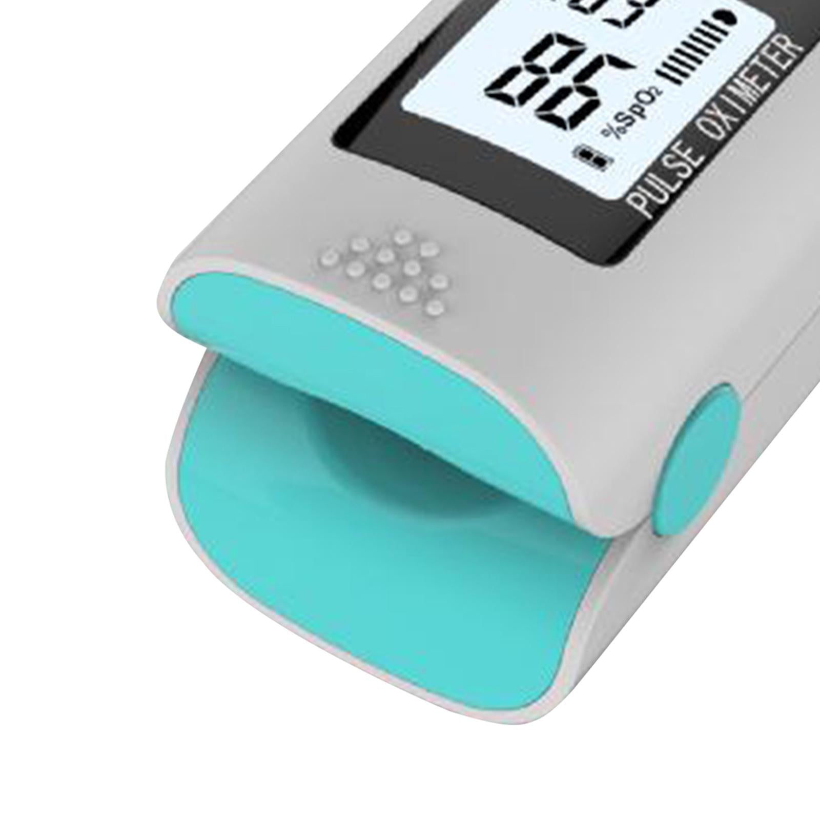 1 Piece Pulse Finger Oximeter 30~250BPM Display O2 Saturation Monitor Blue