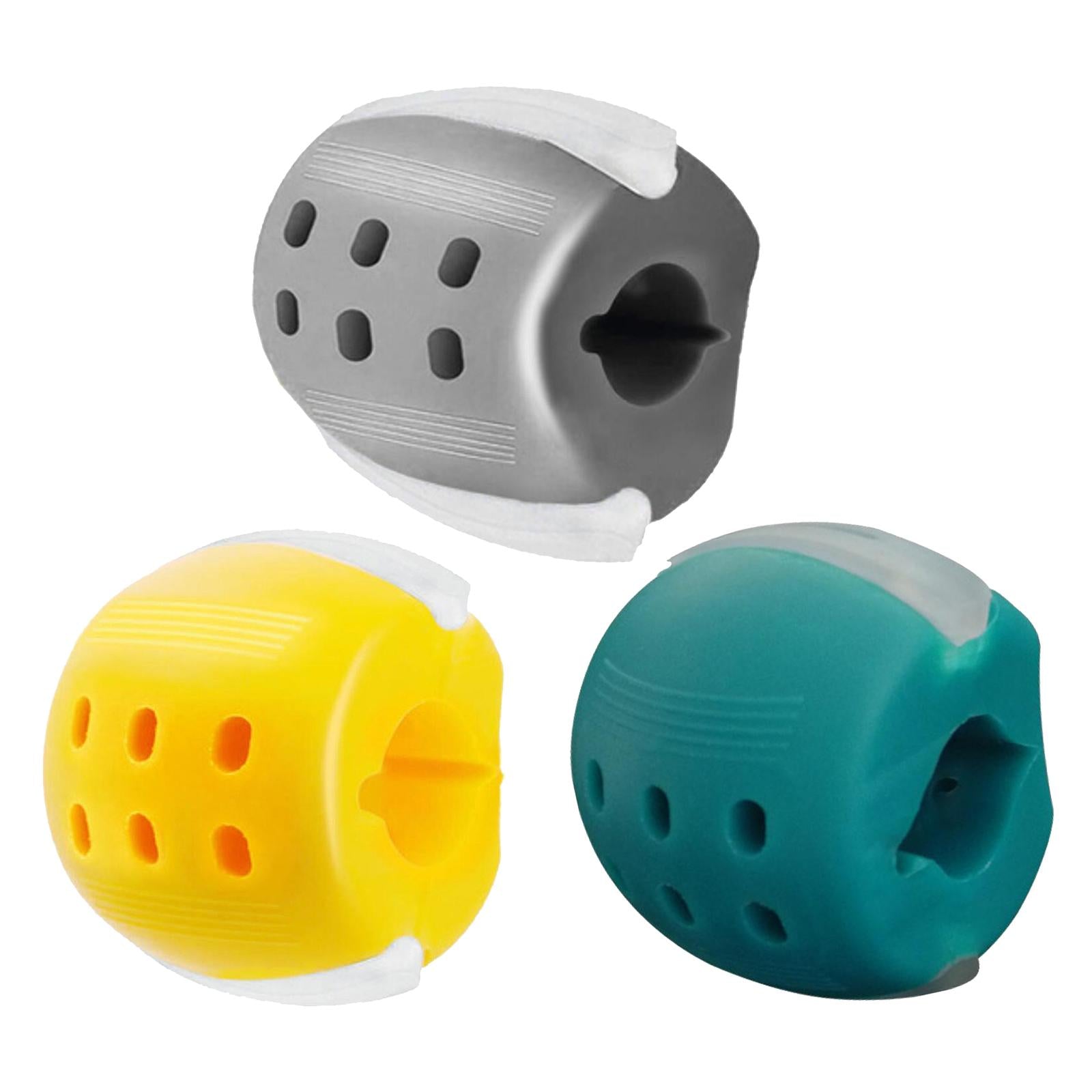Jaw Exercise Facial Toner Exerciser Jaw Line Jawline Trainer Yellow 30lbs