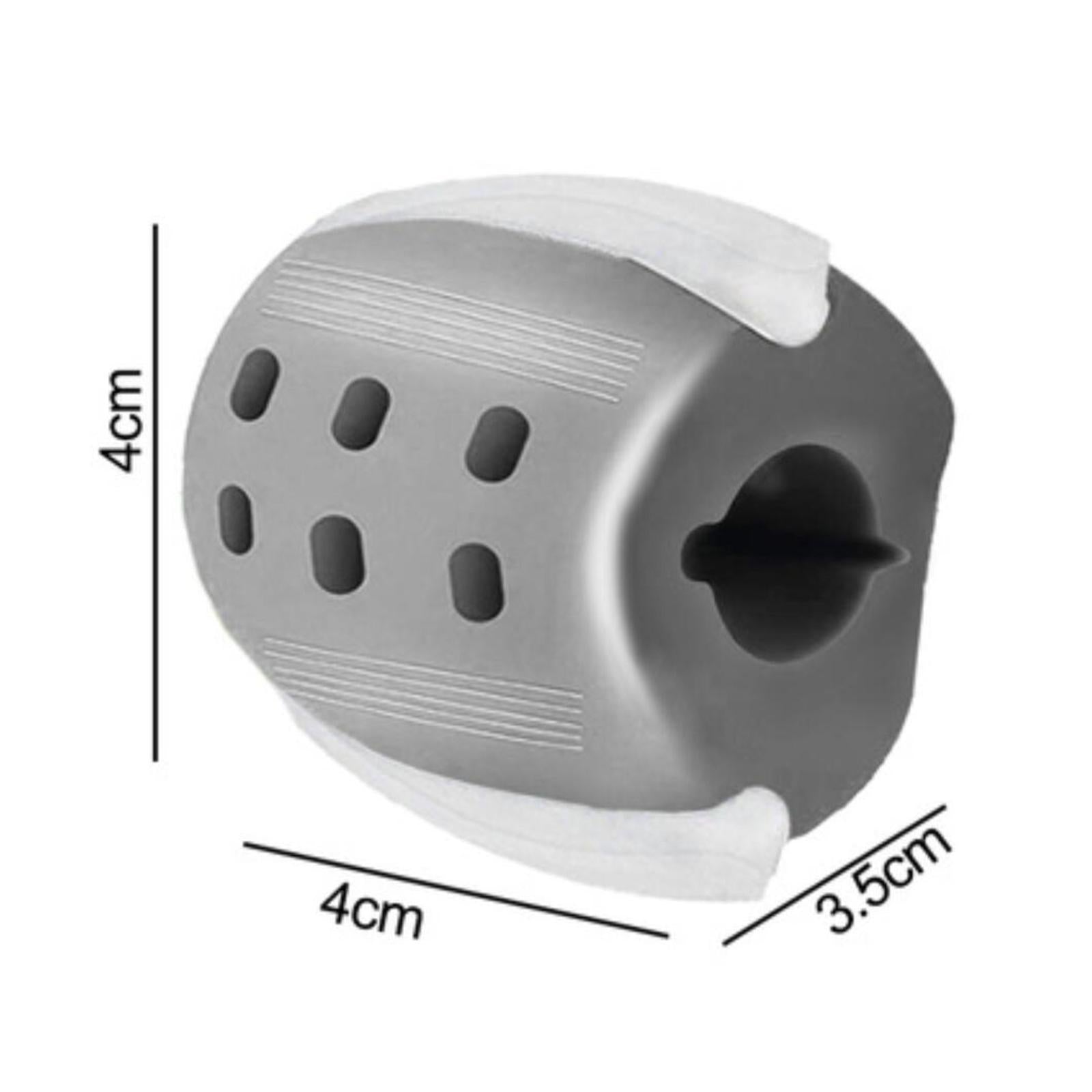 Jaw Exercise Facial Toner Exerciser Jaw Line Jawline Trainer Gray 50lbs