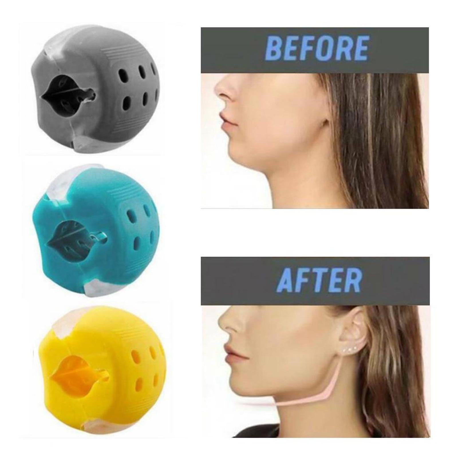 Jaw Exercise Facial Toner Exerciser Jaw Line Jawline Trainer Cyan 40lbs