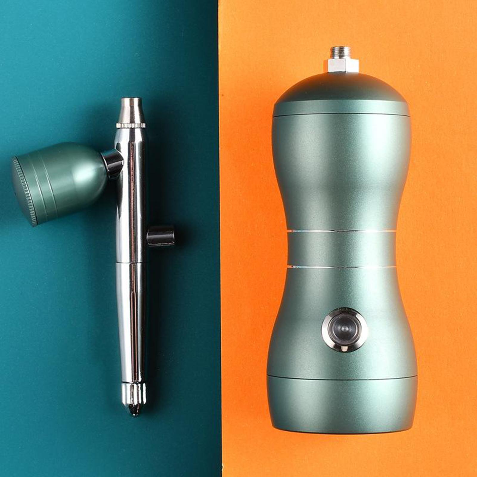 High Pressure Nano Facial Spray Gun for Facial Moisturizing Wrinkle Remove Dark green